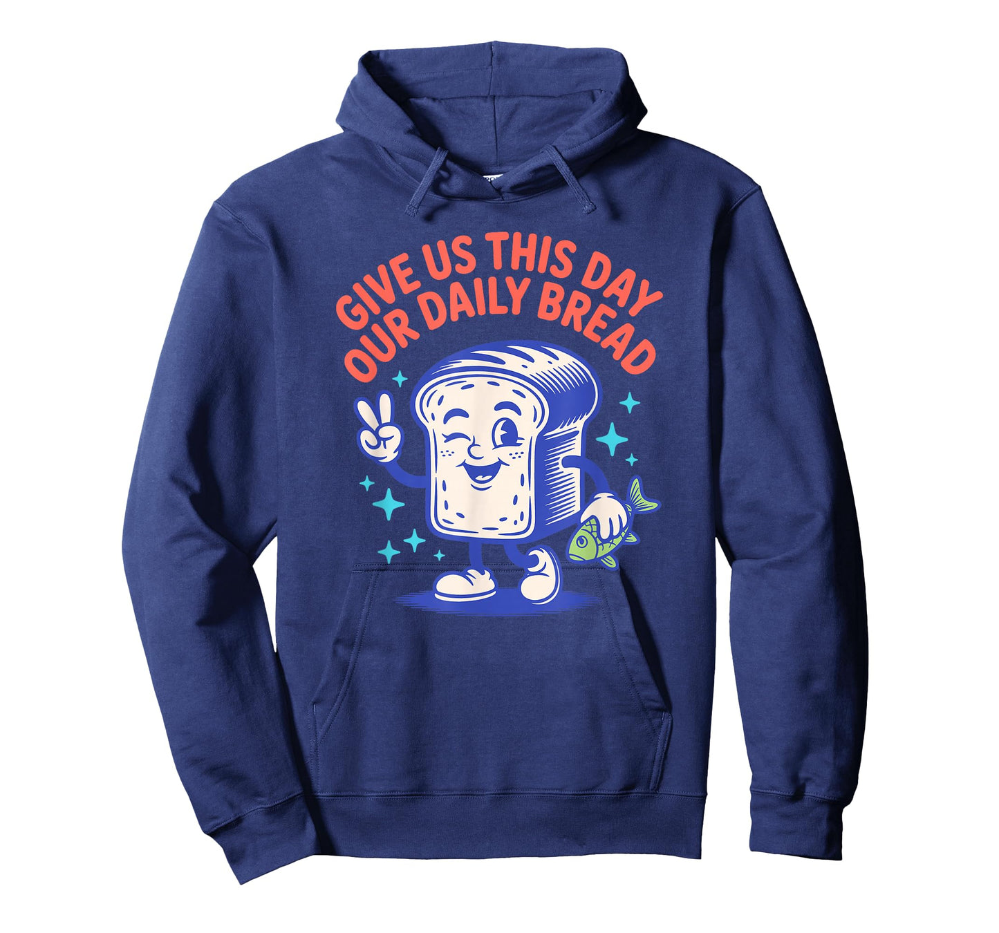 Give Us This Day Our Daily Bread Retro Cartoon T-Shirt