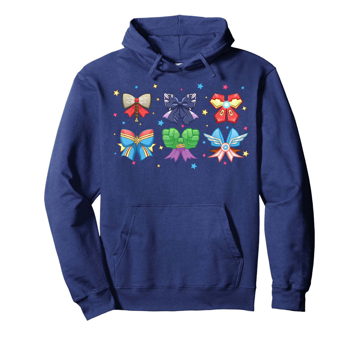 Marvel Avengers Team Coquette Style Cute Fashion Bows T-Shirt