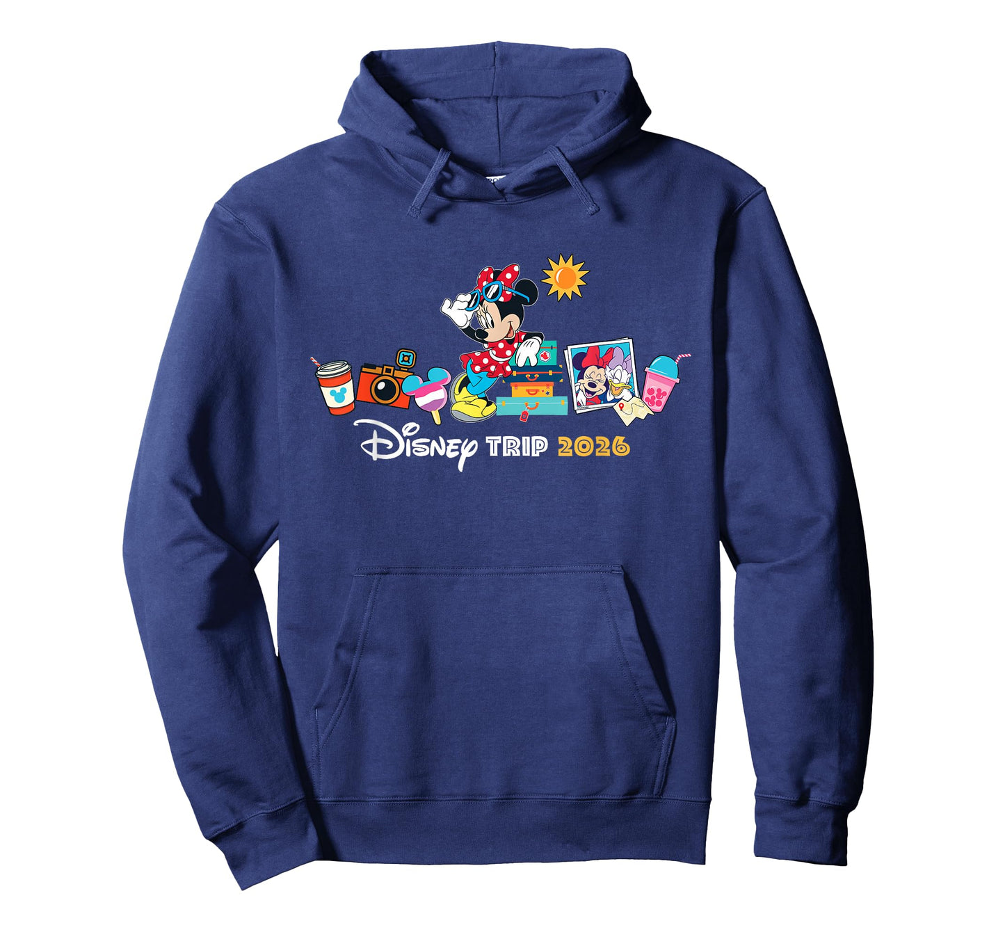 Disney Minnie Mouse Disney Trip 2026 Retro Vacation Matching T-Shirt