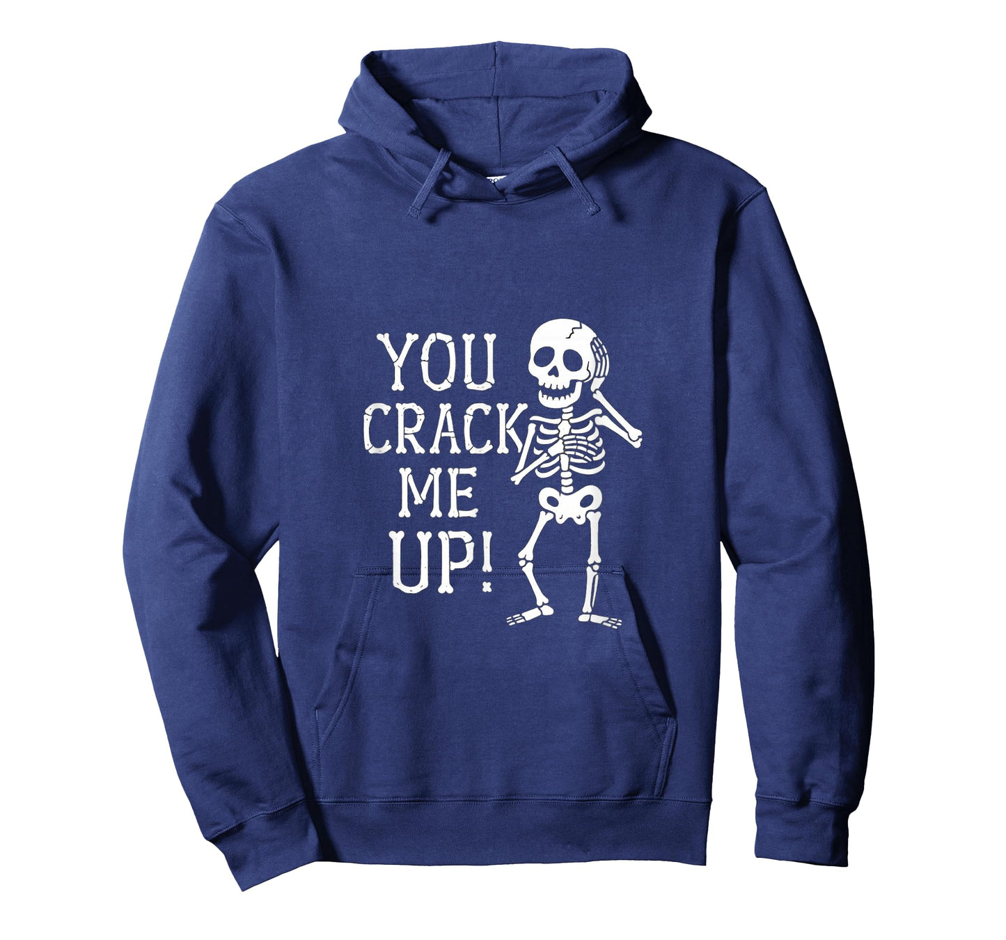 Funny Skeleton Halloween Costume You Crack Me Up Men Women T-Shirt