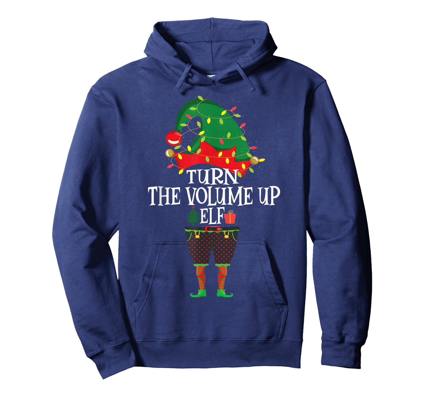 Christmas Elf Family Matching Fun The Elf Turn The Volume Up T-Shirt