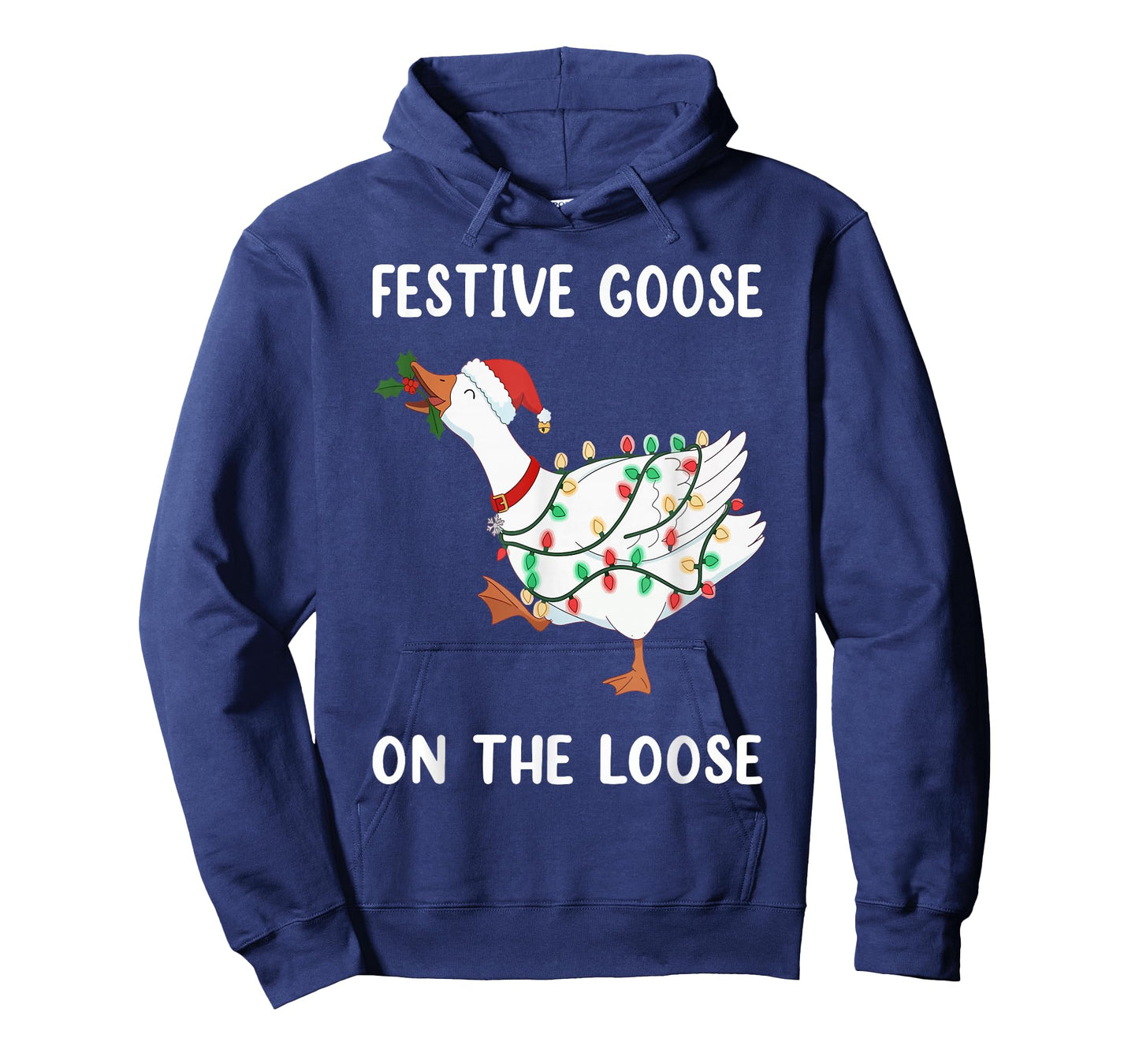 Vintage Funny Festive Goose on The Loose Christmas Humor T-Shirt