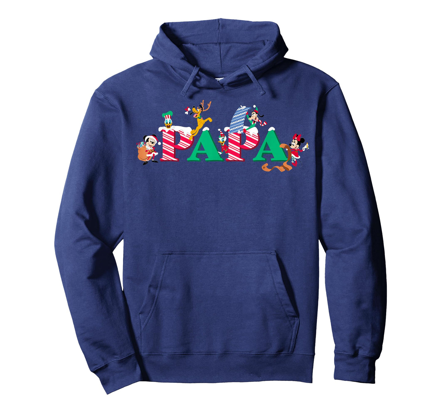 Disney Papa Candy Cane Holiday Christmas Family Trip Gift T-Shirt
