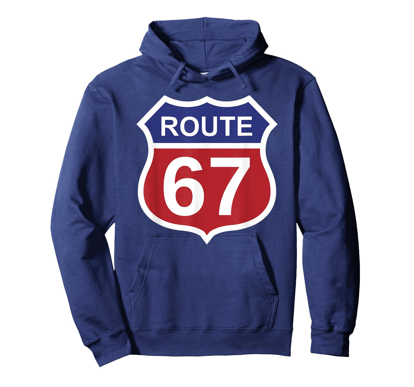 Route 67 Funny Six Seven 6 7 Meme Interstate Highway I-67 T-Shirt