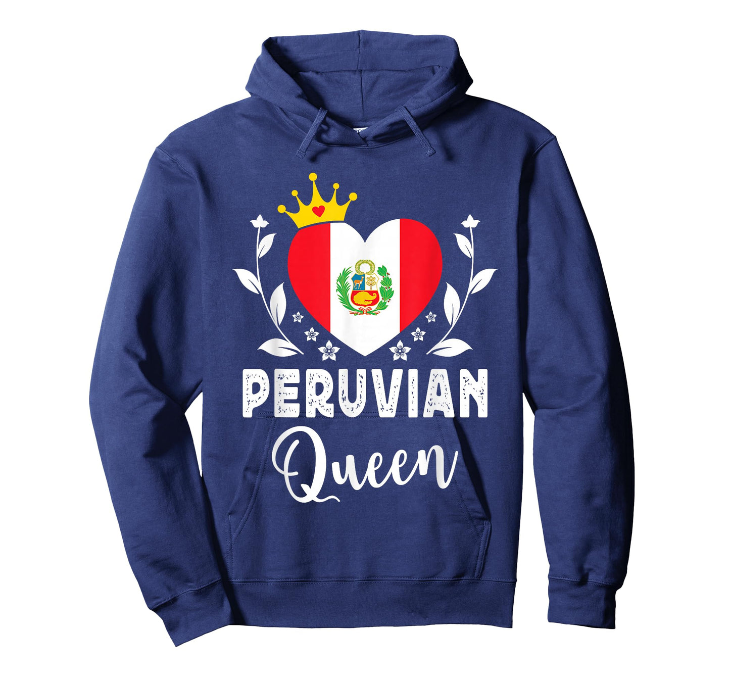 Peruvian Queen Peru Flag Proud Peruvian Woman T-Shirt