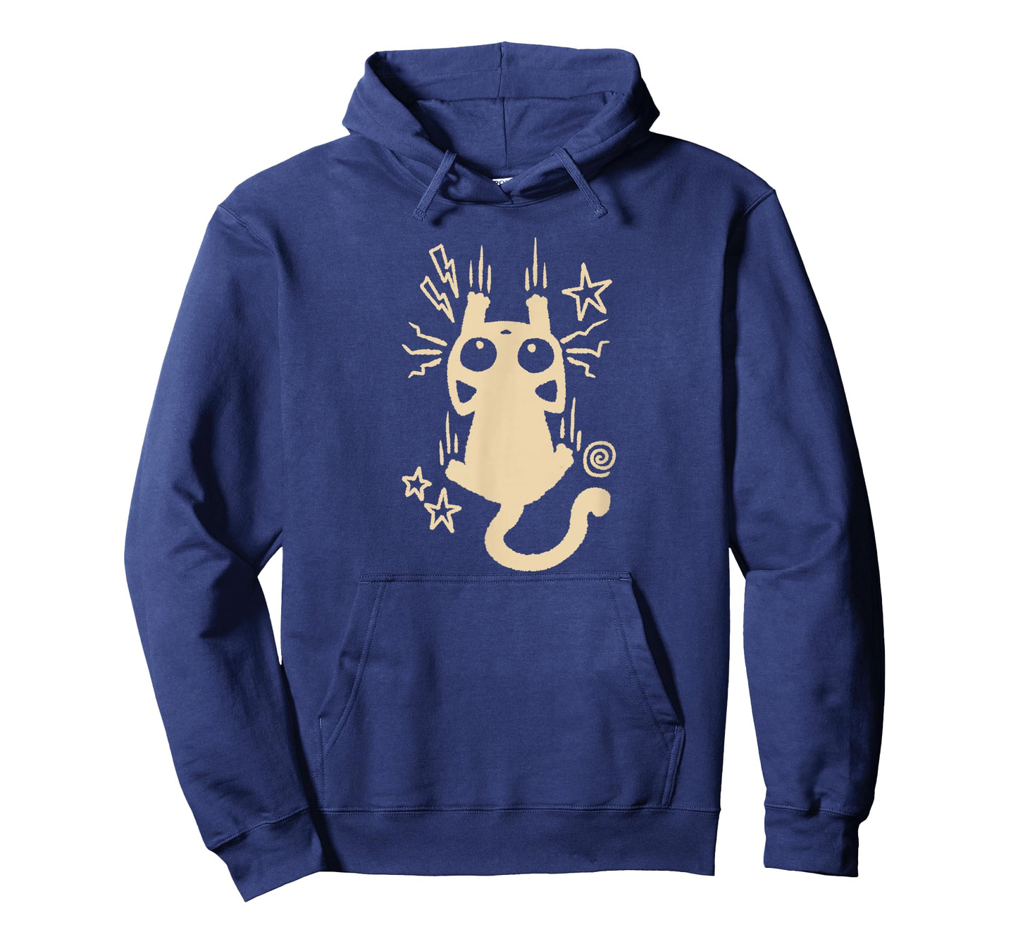 90s Y2K Clinging Tomcat Cat Leaving Scratch Marks T-Shirt