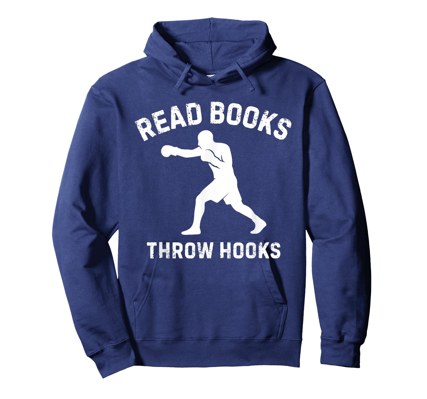 Read Books Throw Hooks Boxing Fighter Scholar Design T-Shirt