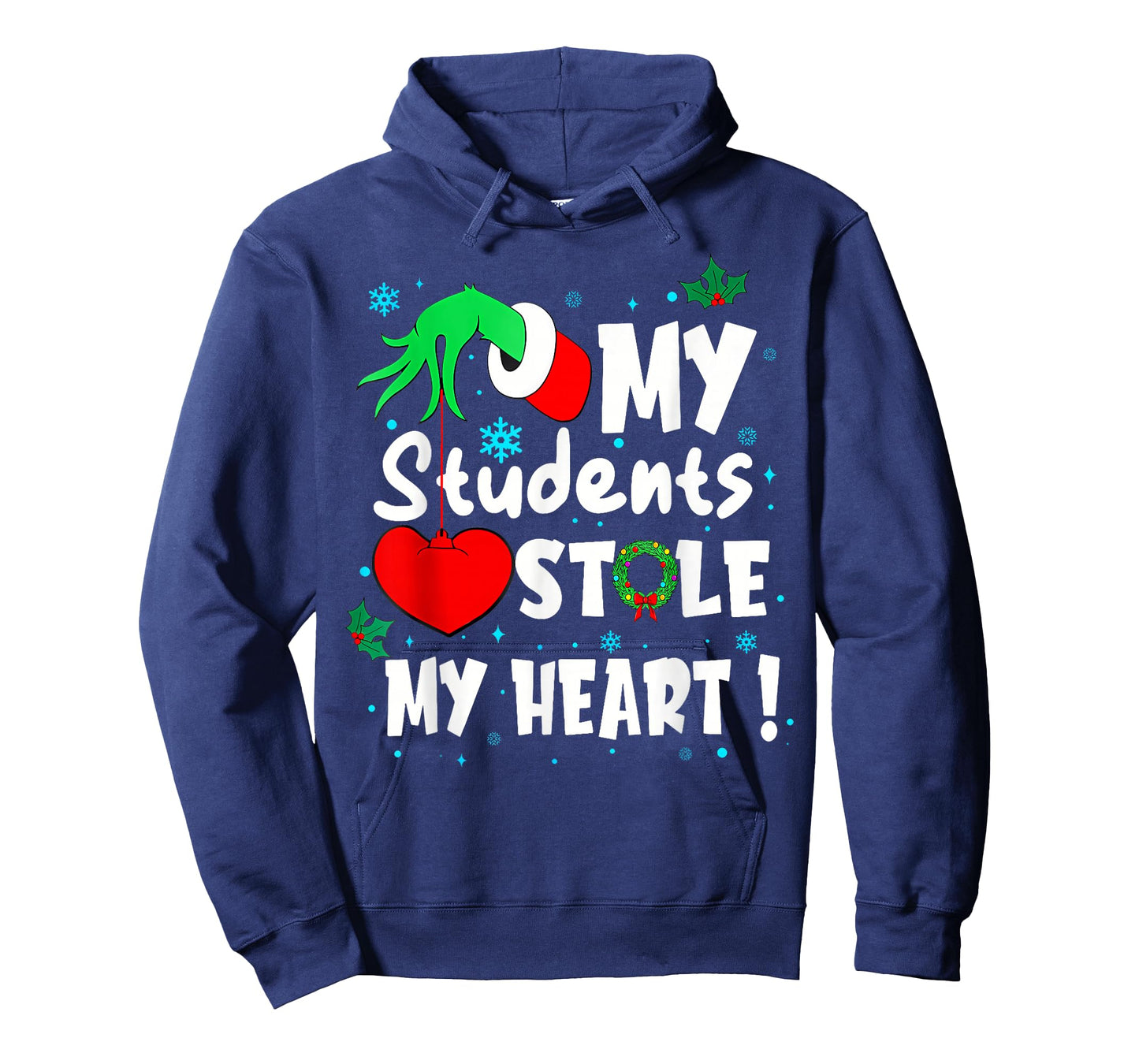 Tis The Season Christmas Funny My Students Stole My Heart T-Shirt
