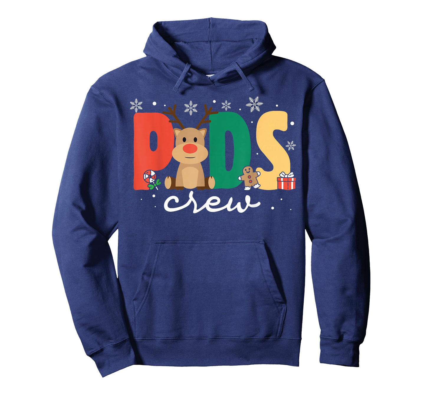 Retro Peds Crew Christmas Pediatric Nurse Nursing Group T-Shirt