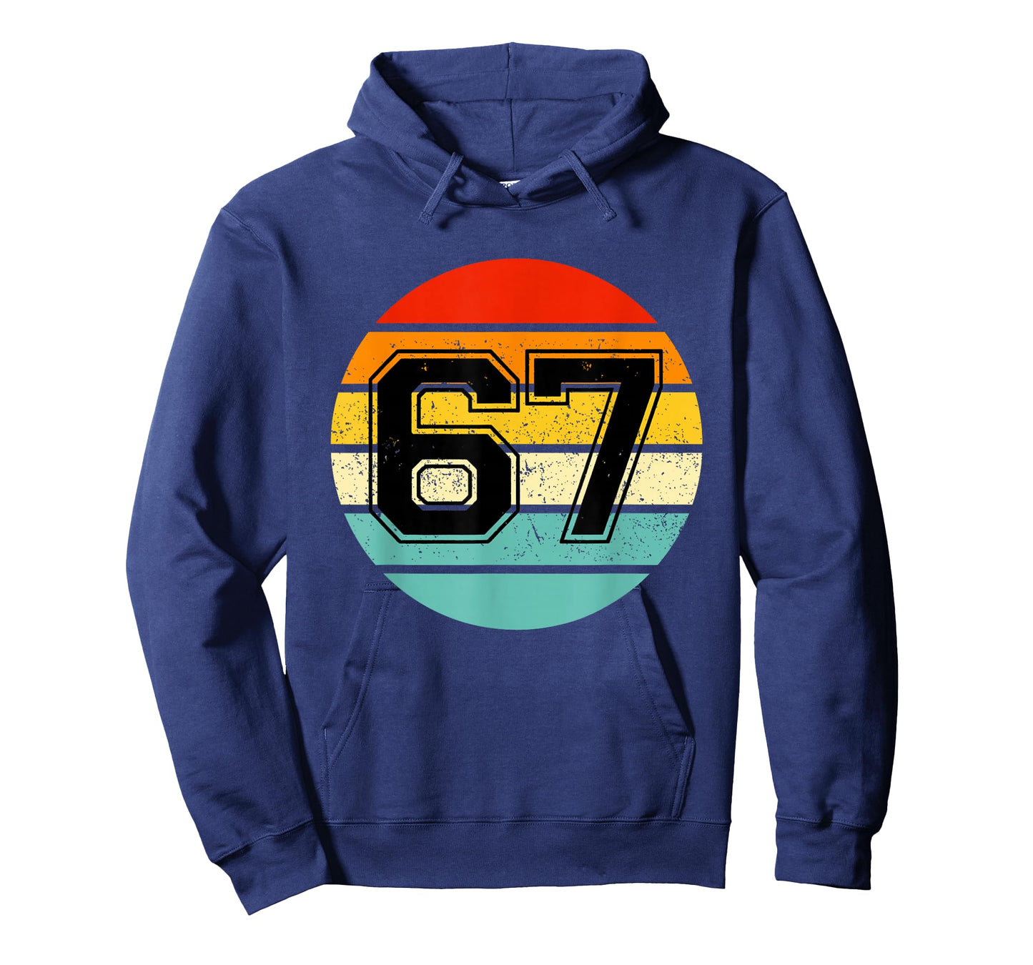 67 Meme Six Seven 6 7 Meme Funny Number Vintage T-Shirt