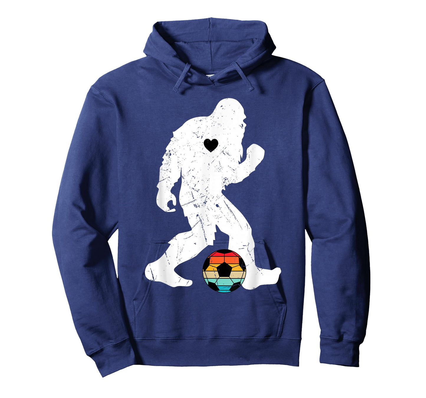 Bigfoot Playing Soccer for Player Fans Enthusiast Funny Gift T-Shirt