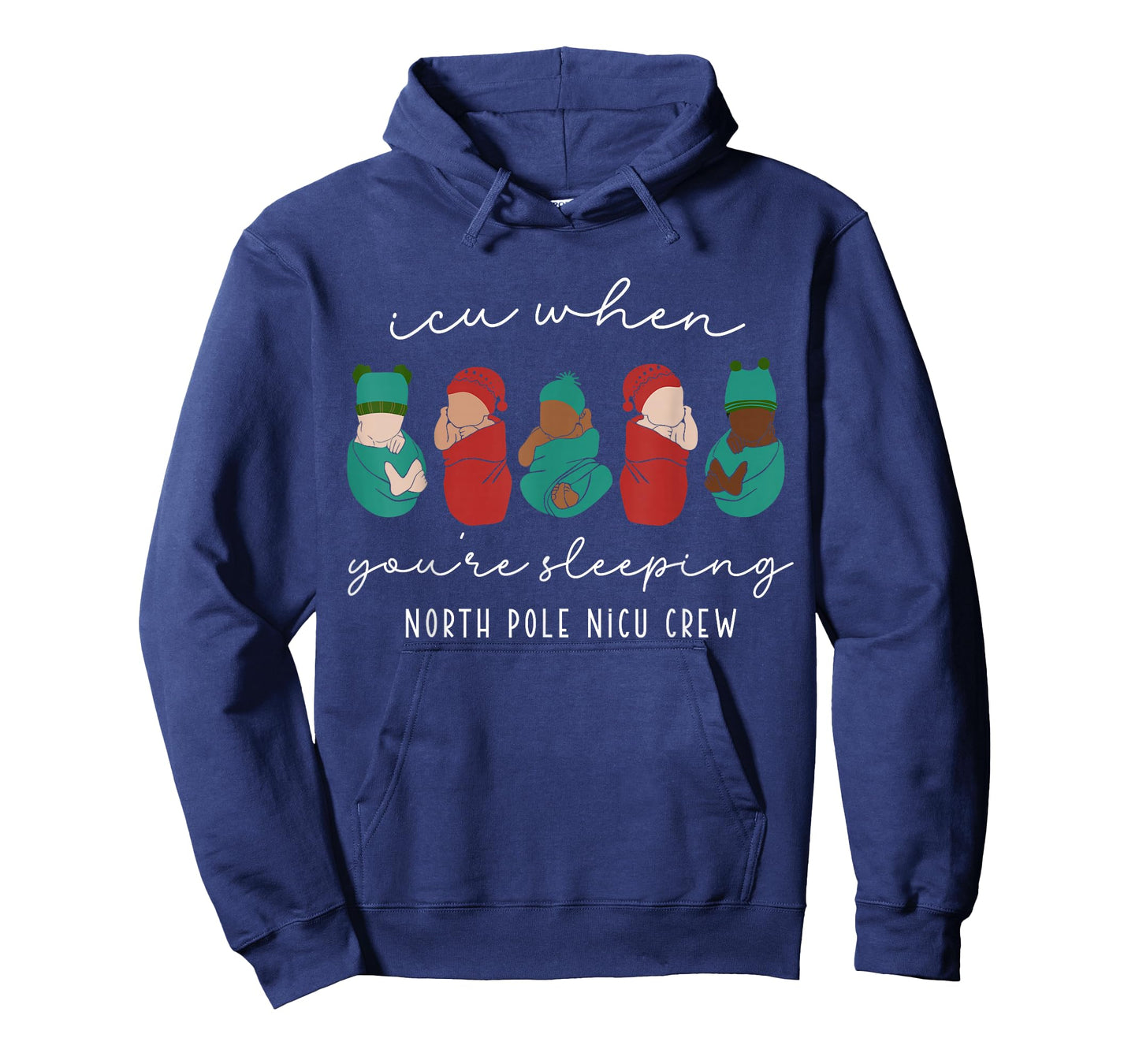 Funny Baby Newborn Santa ICU When You're Sleeping Nurse Crew T-Shirt