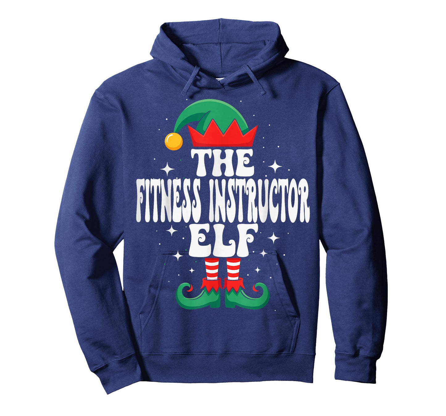 The Fitness Instructor Elf Funny Christmas Matching Family T-Shirt