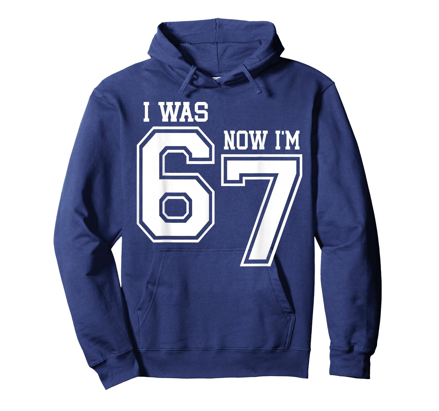 7 Year Old Birthday I was 6 Now I'm 7 67 Six Seven Meme T-Shirt