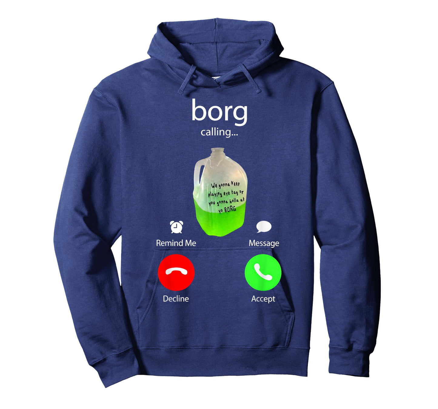 Borg Calling Funny Party Drink Phone Screen St Patricks Day T-Shirt
