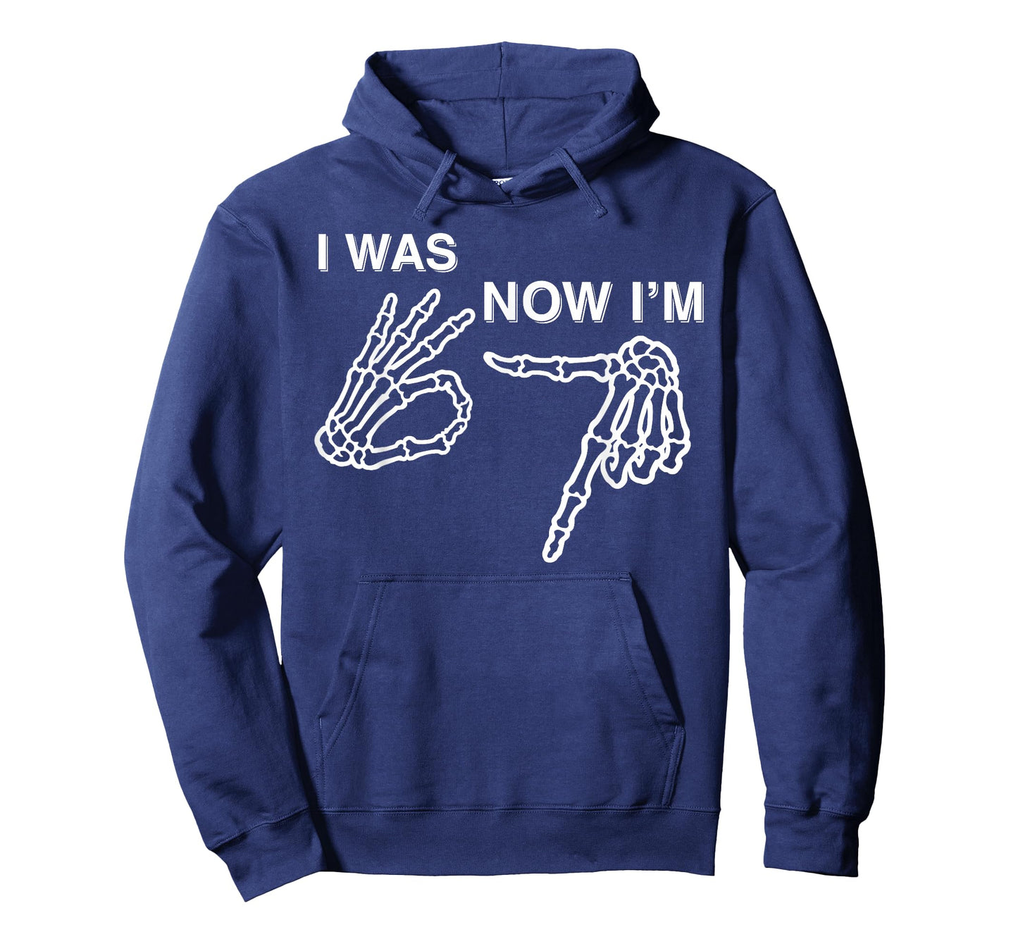 I was 6 Now I’m 7 Skeleton Hand Birthday Baseball Meme T-Shirt