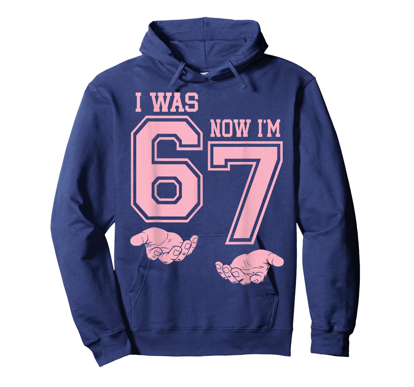 Six Seven Meme 7 Year Old Birthday Shirt was 6 Now I'm 7 T-Shirt