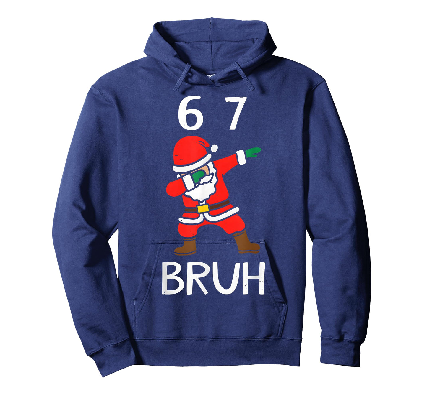67 Meme 6 7 Funny Christmas Dabbing Santa Six Seven Bruh T-Shirt