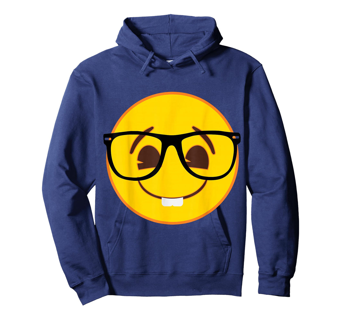Official Emoji Nerd Glasses Yellow Smile Face T-Shirt