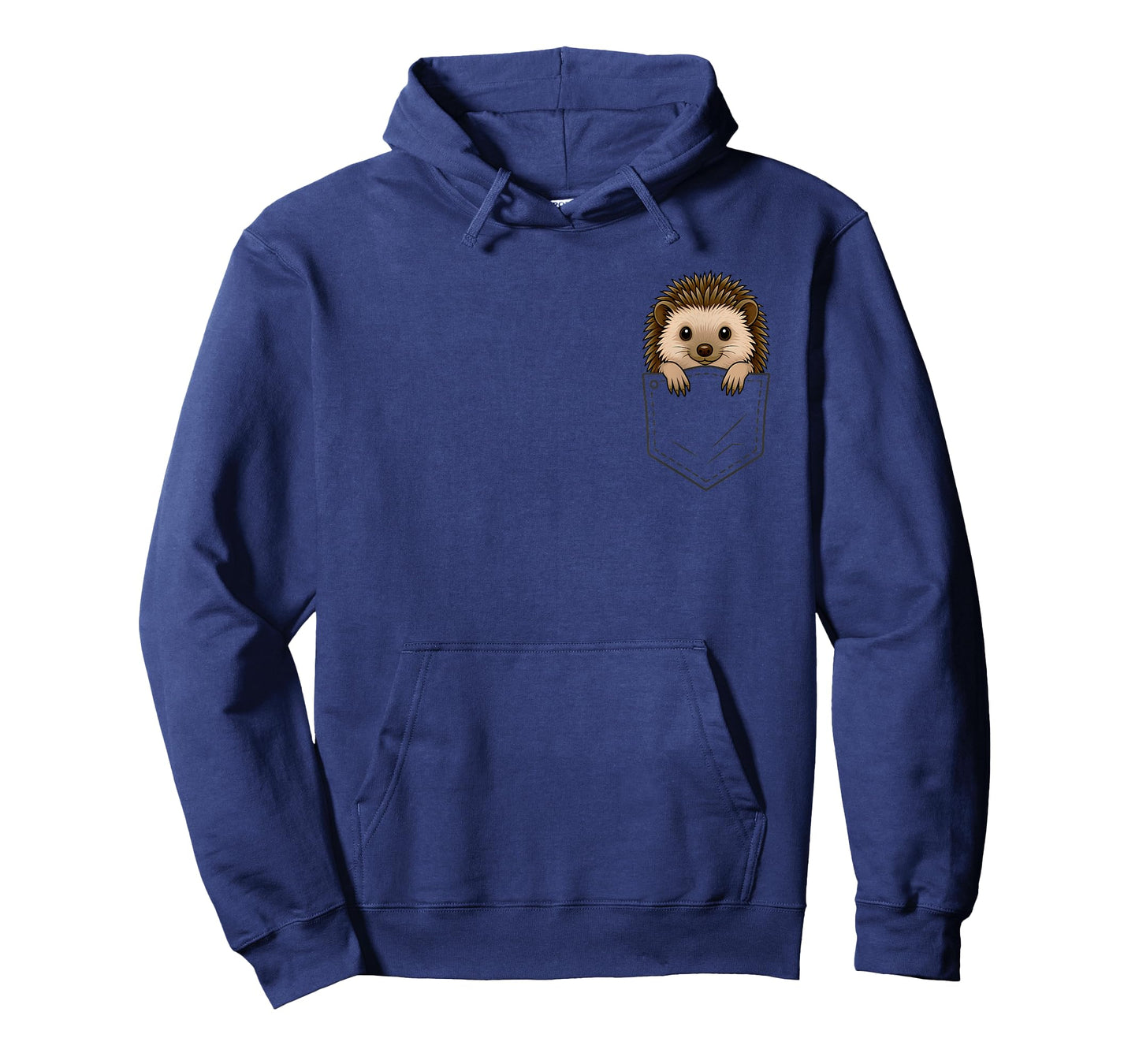 Funny Hedgehog Peeking in Pocket Animal Lover Men Women Kids T-Shirt