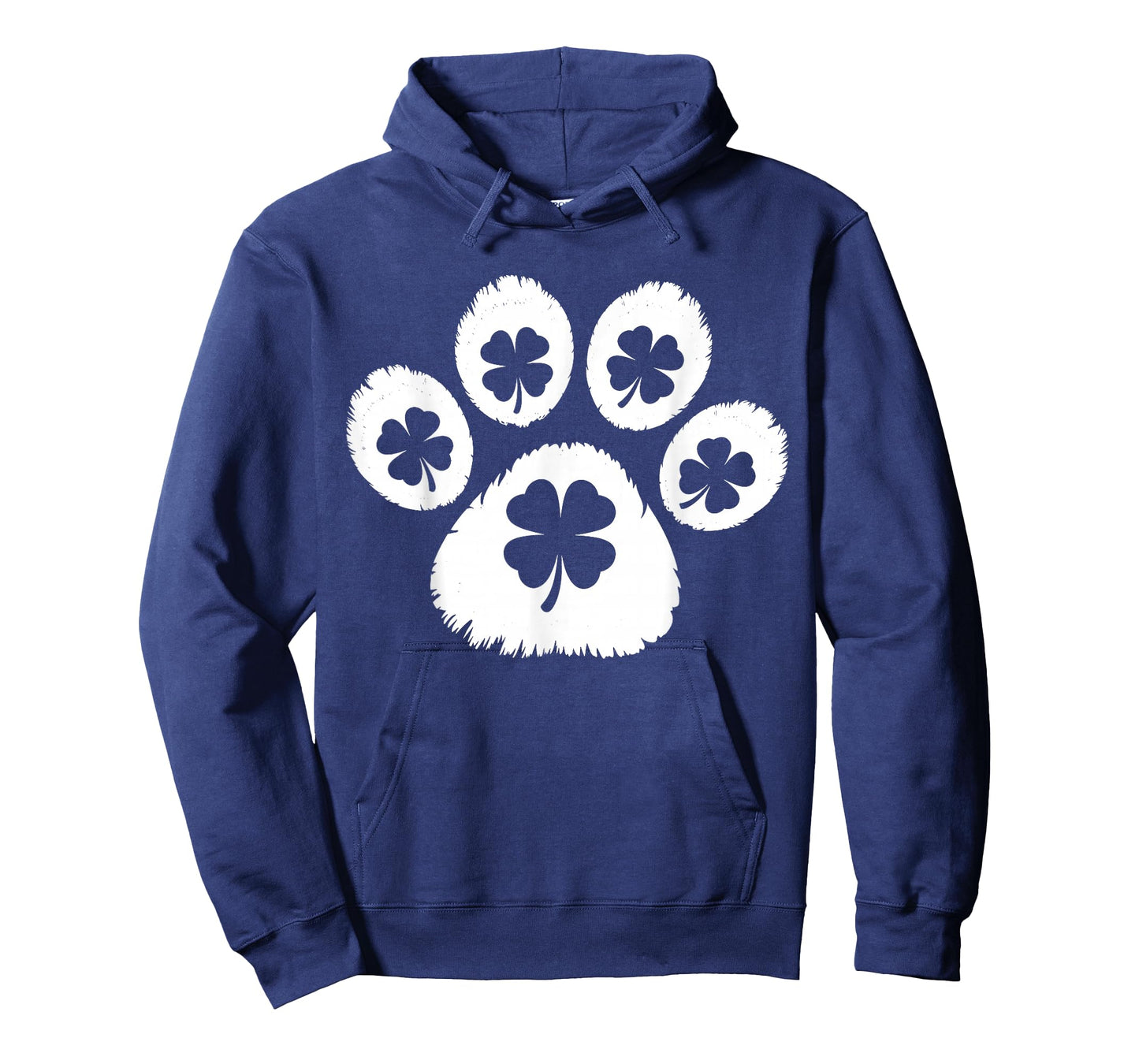 Paw Print Dog Owner Lover Patricks Day Shamrock Men Women T-Shirt