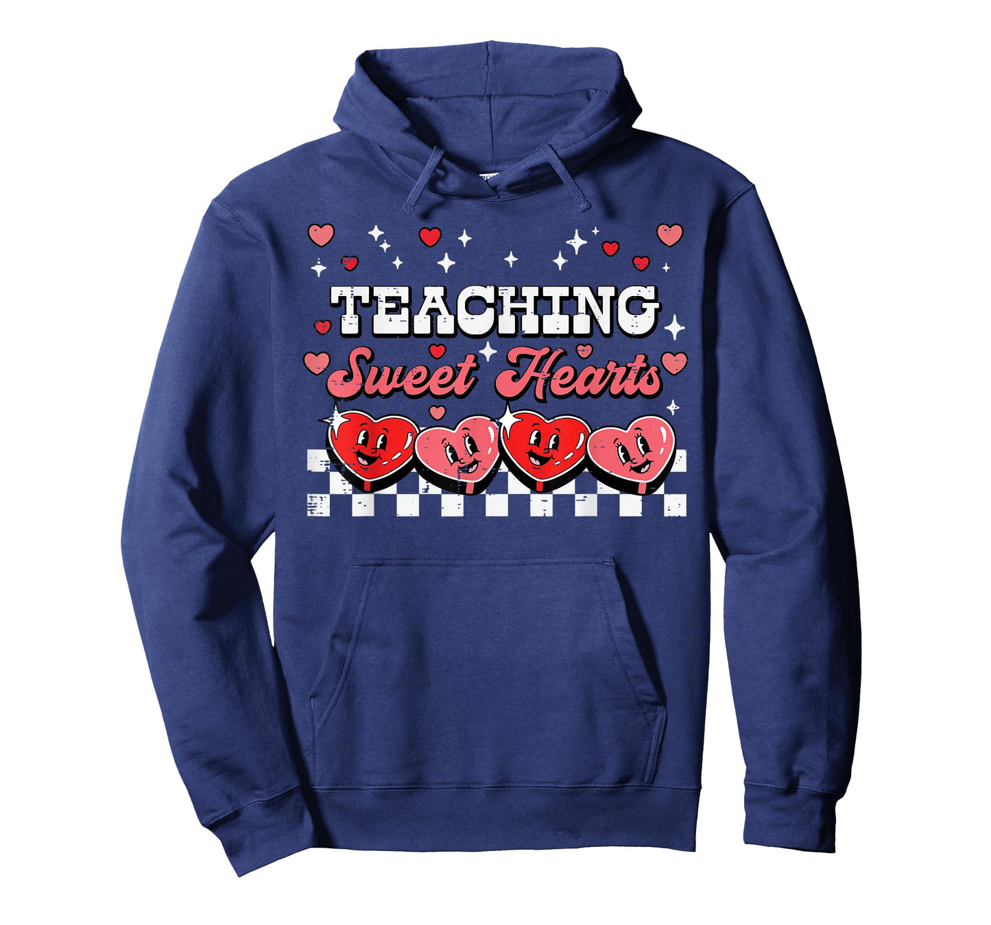 Valentines Day Teacher Teaching Sweethearts Retro Women Men T-Shirt