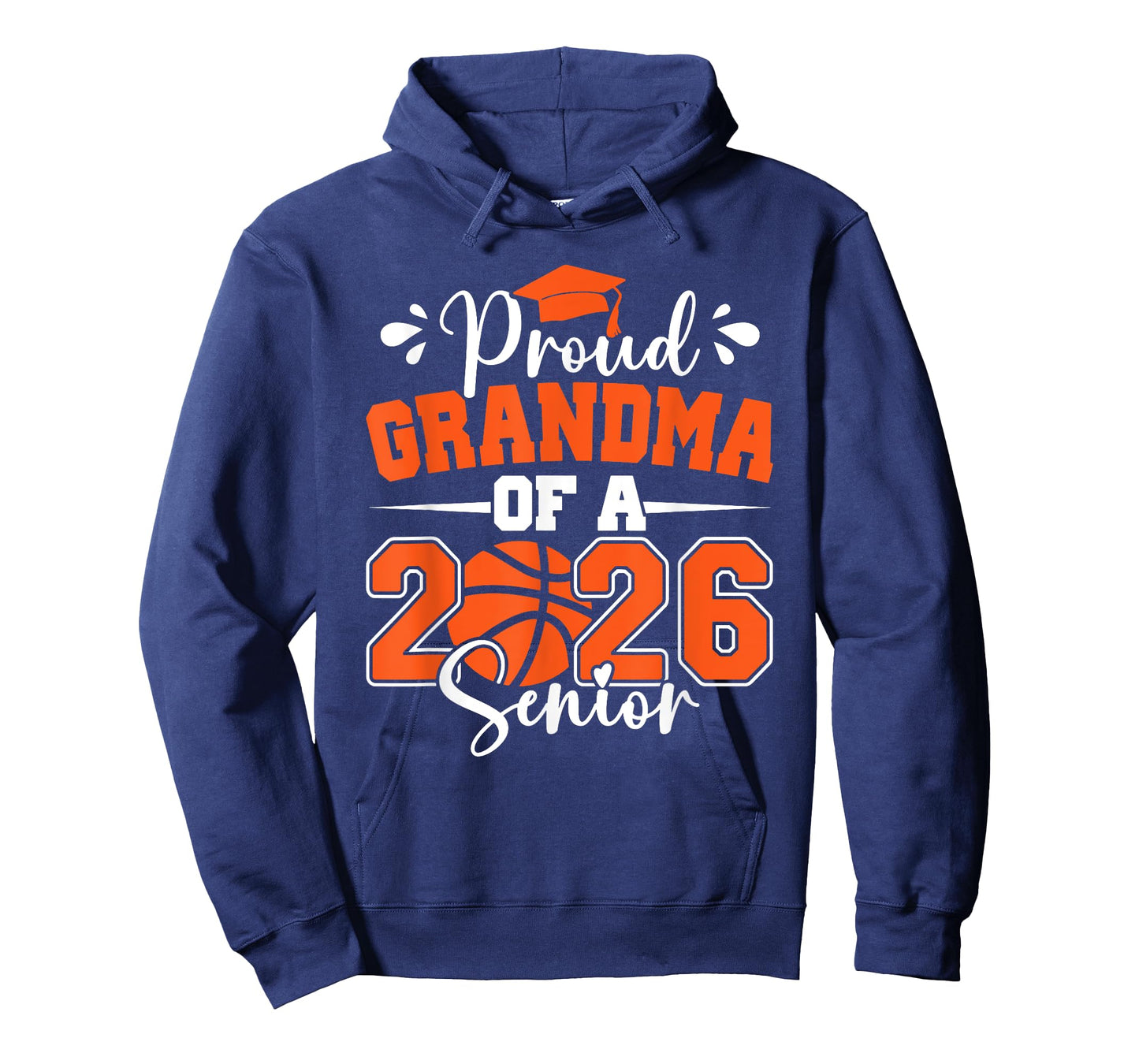 Proud Grandma of A 2026 Senior Basketball Graduation Family T-Shirt