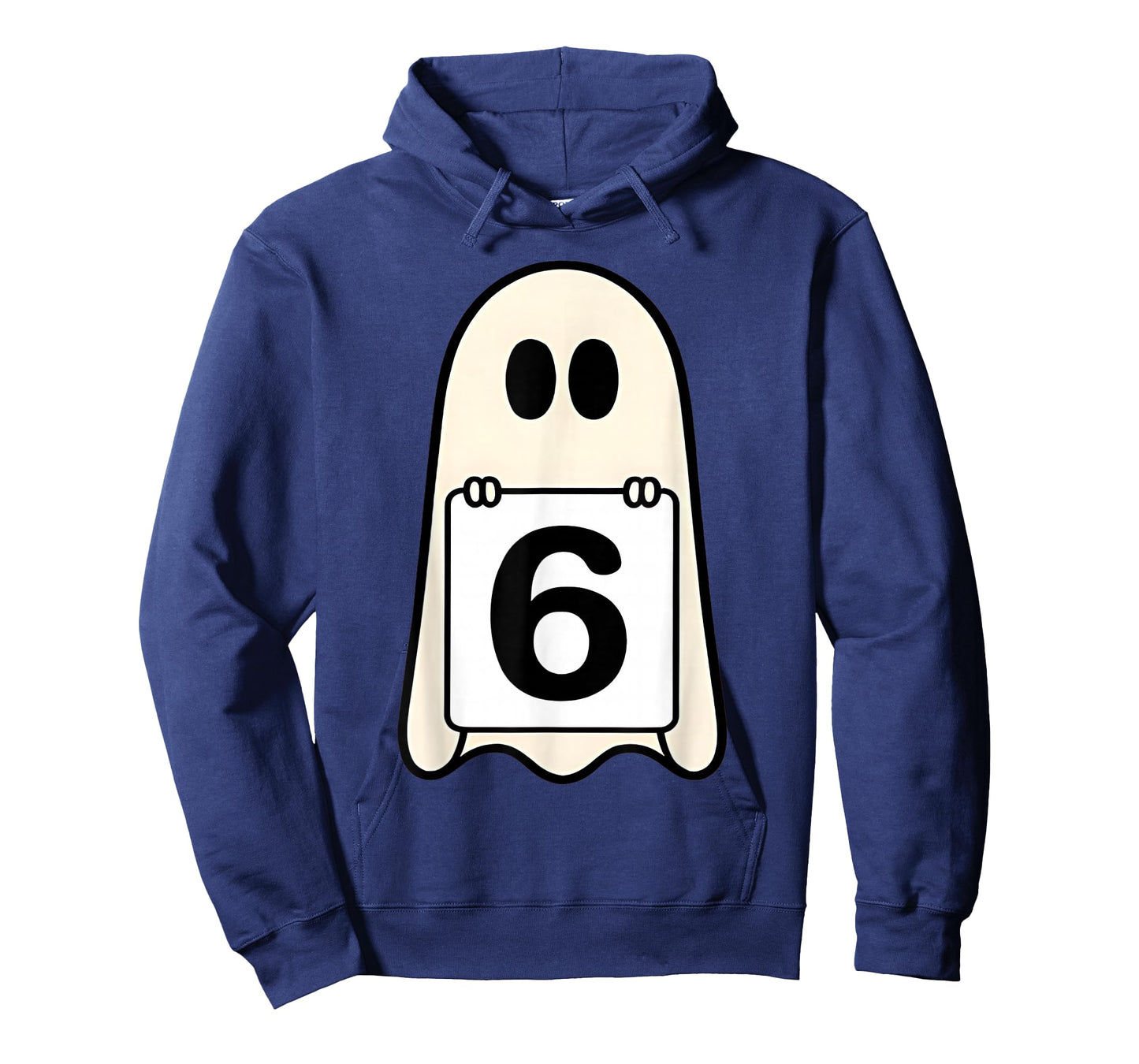 Spooky Number 6 Matching Halloween Costume Group Meme Ghost T-Shirt