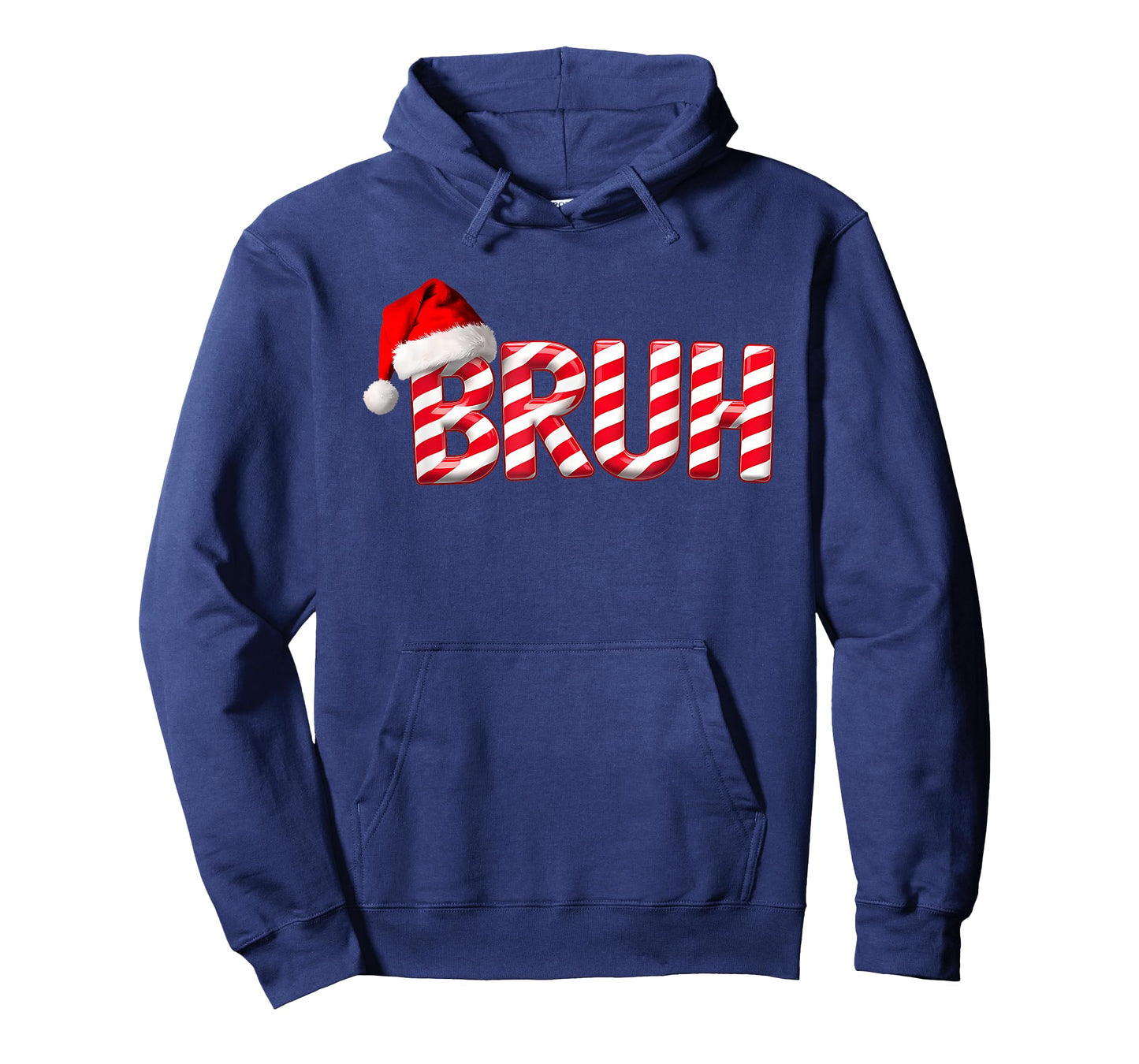 Bruh Christmas Candy Cane for Teen Boys Funny Xmas Bruh T-Shirt