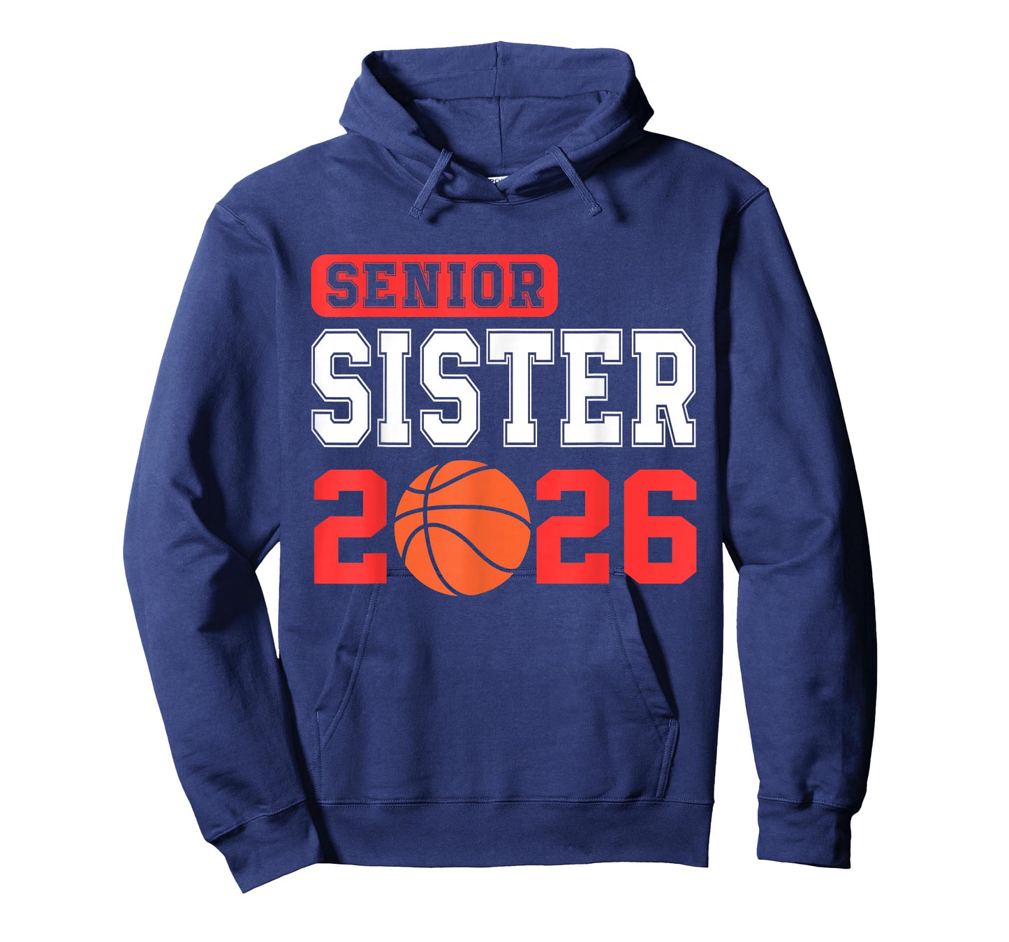 Senior Basketball Sister 2026 Team Class of 2026 Graduation T-Shirt