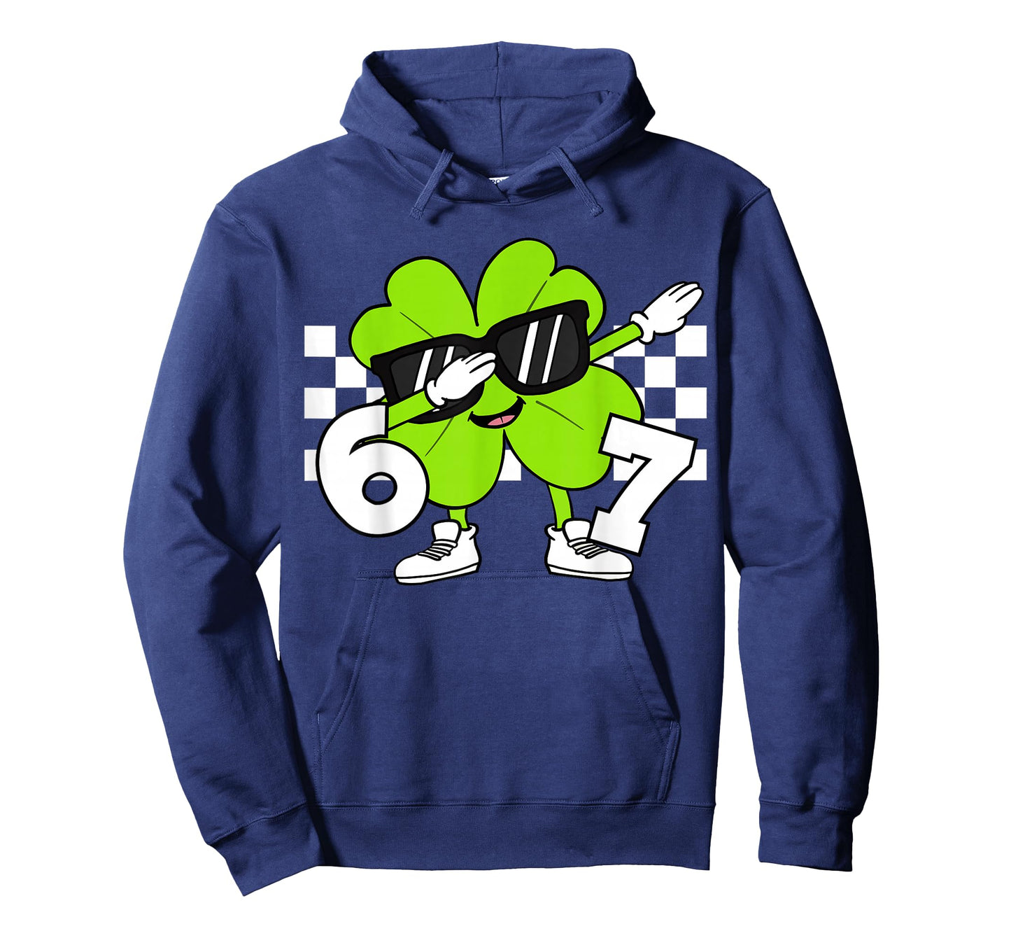 Boys St Patricks Day Dabbing Shamrock Clover 67 Six Seven T-Shirt