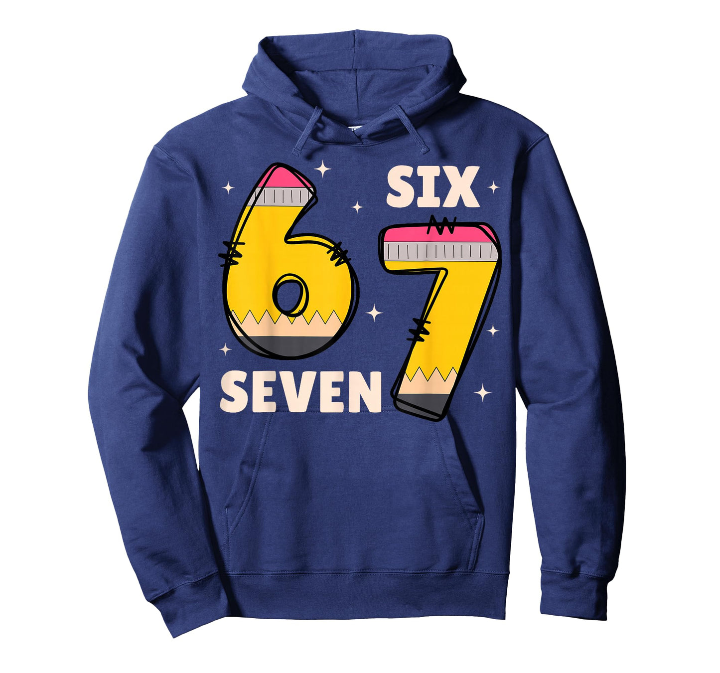 Six Seven 67 Days of School Pencils Meme Teachers Students T-Shirt