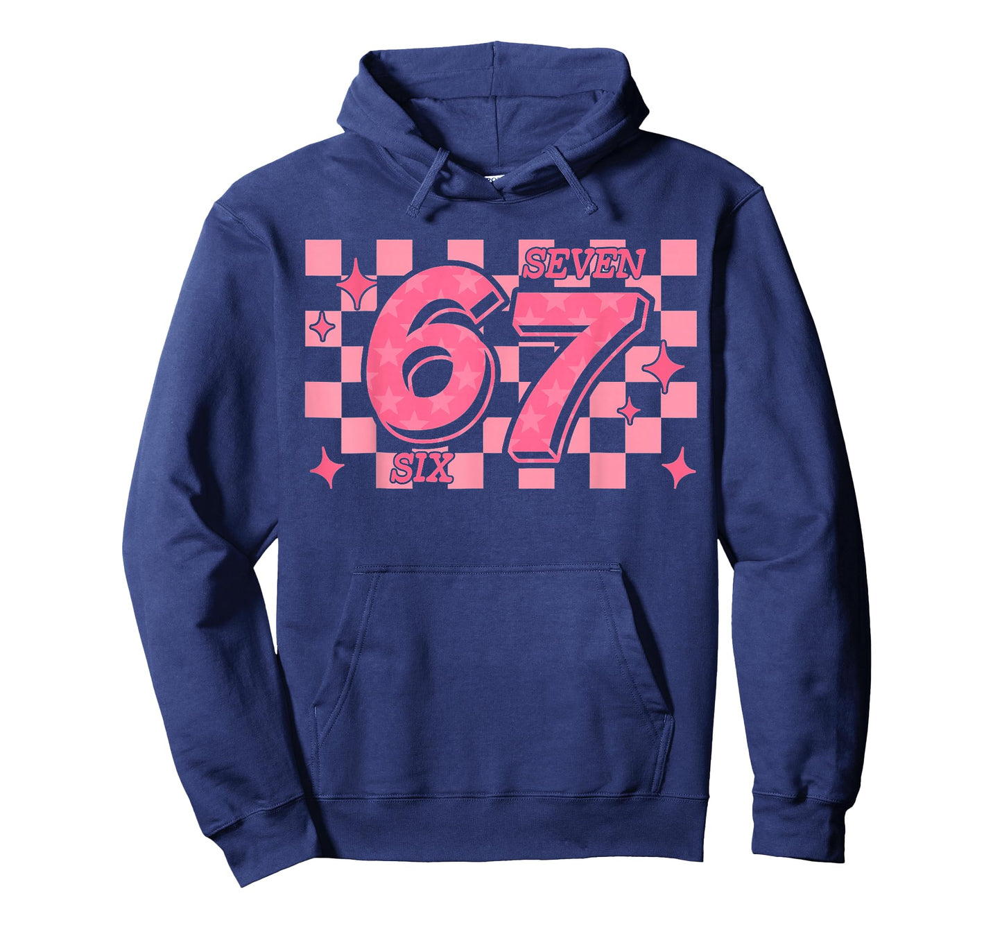 67 Meme six Seven Checkered T-Shirt