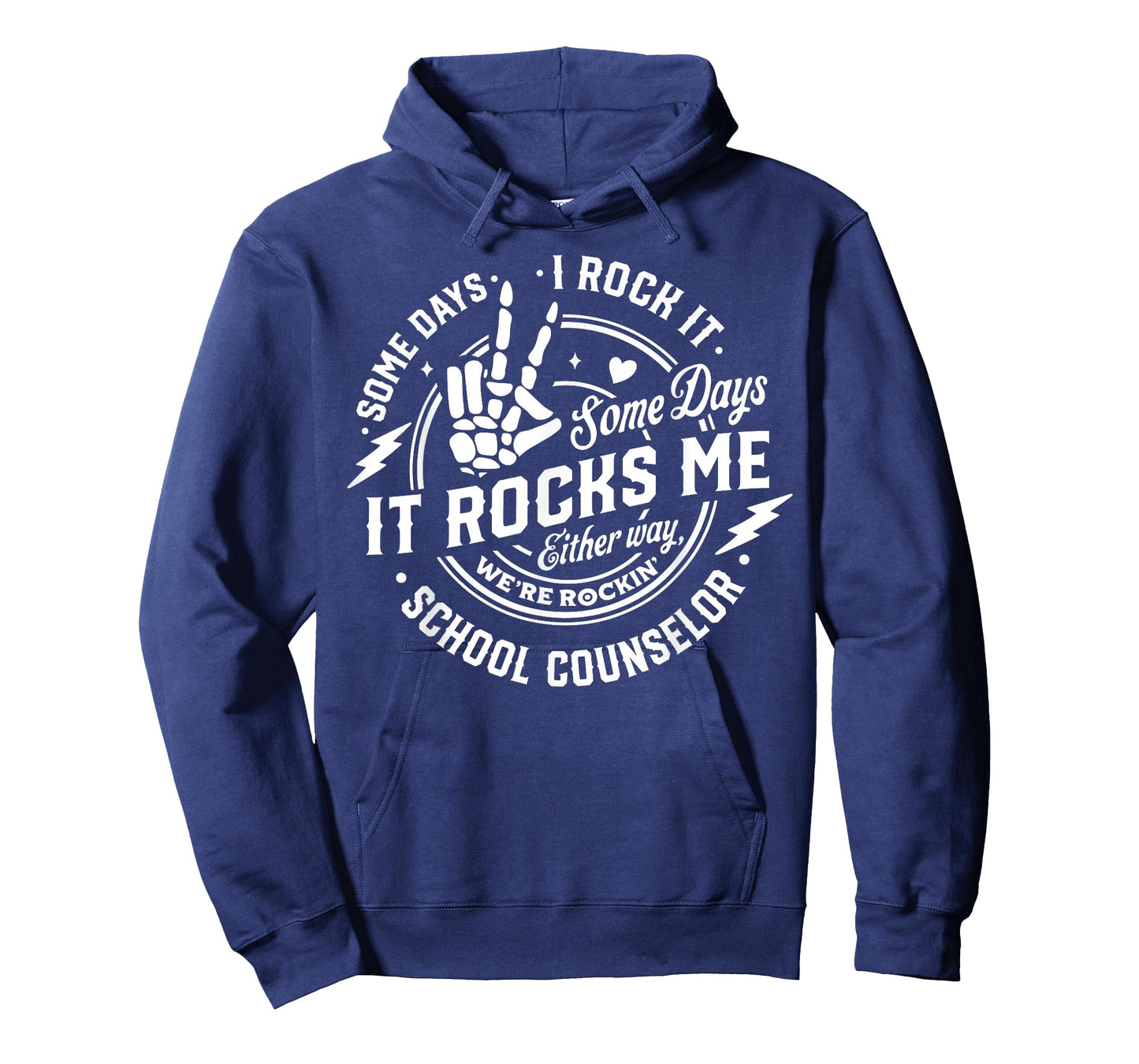 Some Days I Rock It Some Days It Rock Me School Counselor T-Shirt