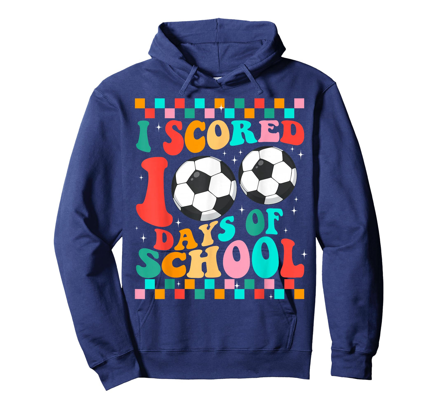 I Scored 100 Days of School Soccer Kids Student Teacher T-Shirt