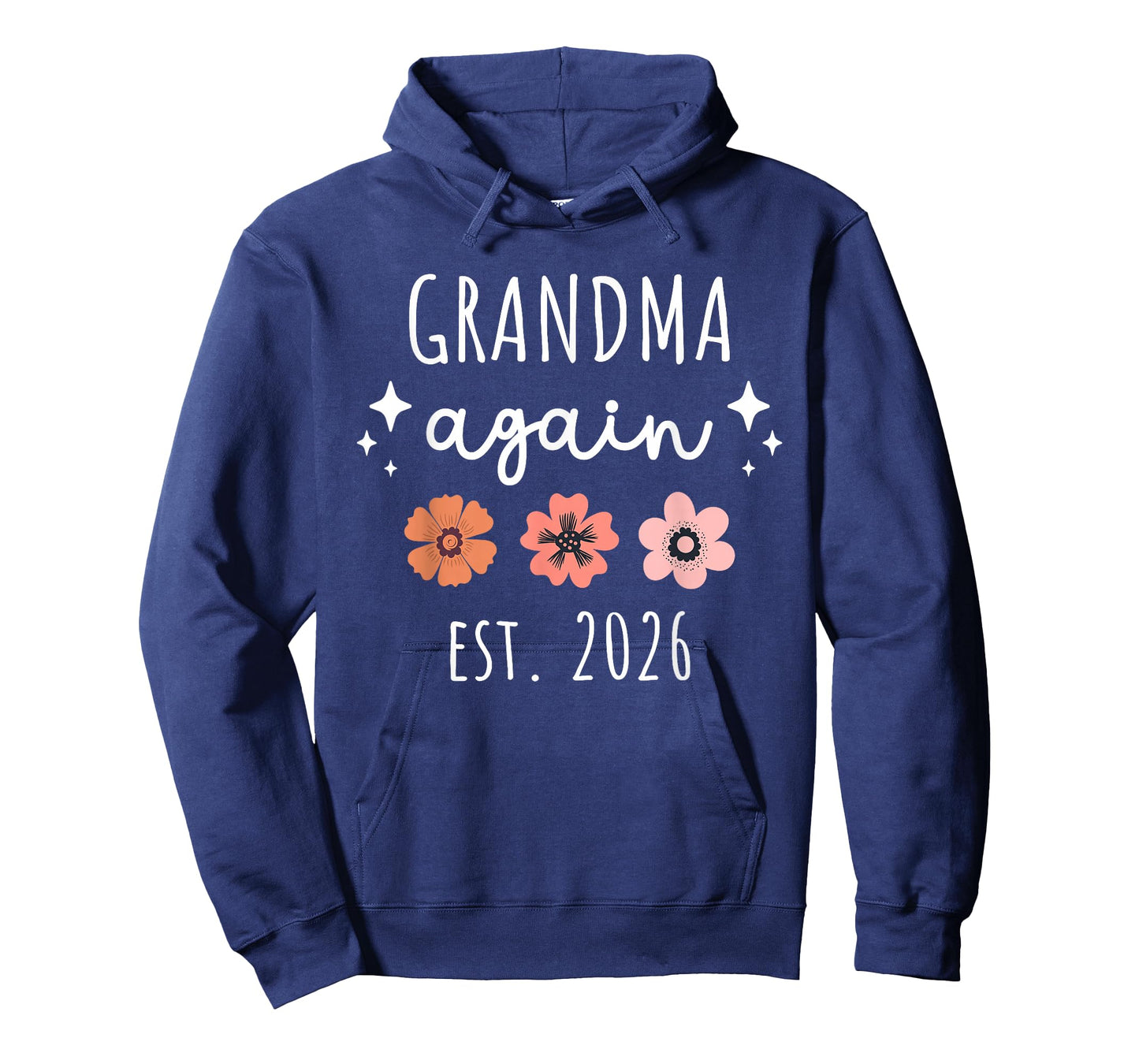 Grandma Again 2026 Second Grandbaby Pregnancy Announcement T-Shirt