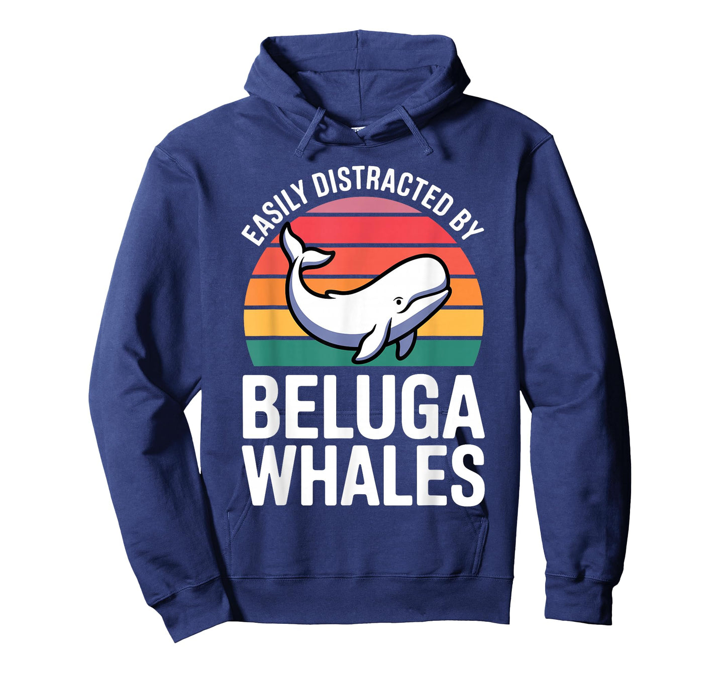 Funny Beluga Whale Design for Men Women Beluga Whale Lover T-Shirt