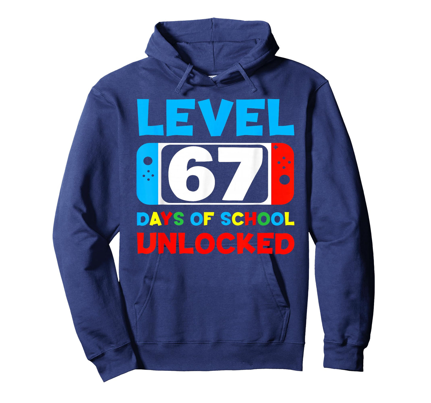 67th Day of School Level 67 Days of School Unlocked Gamer T-Shirt