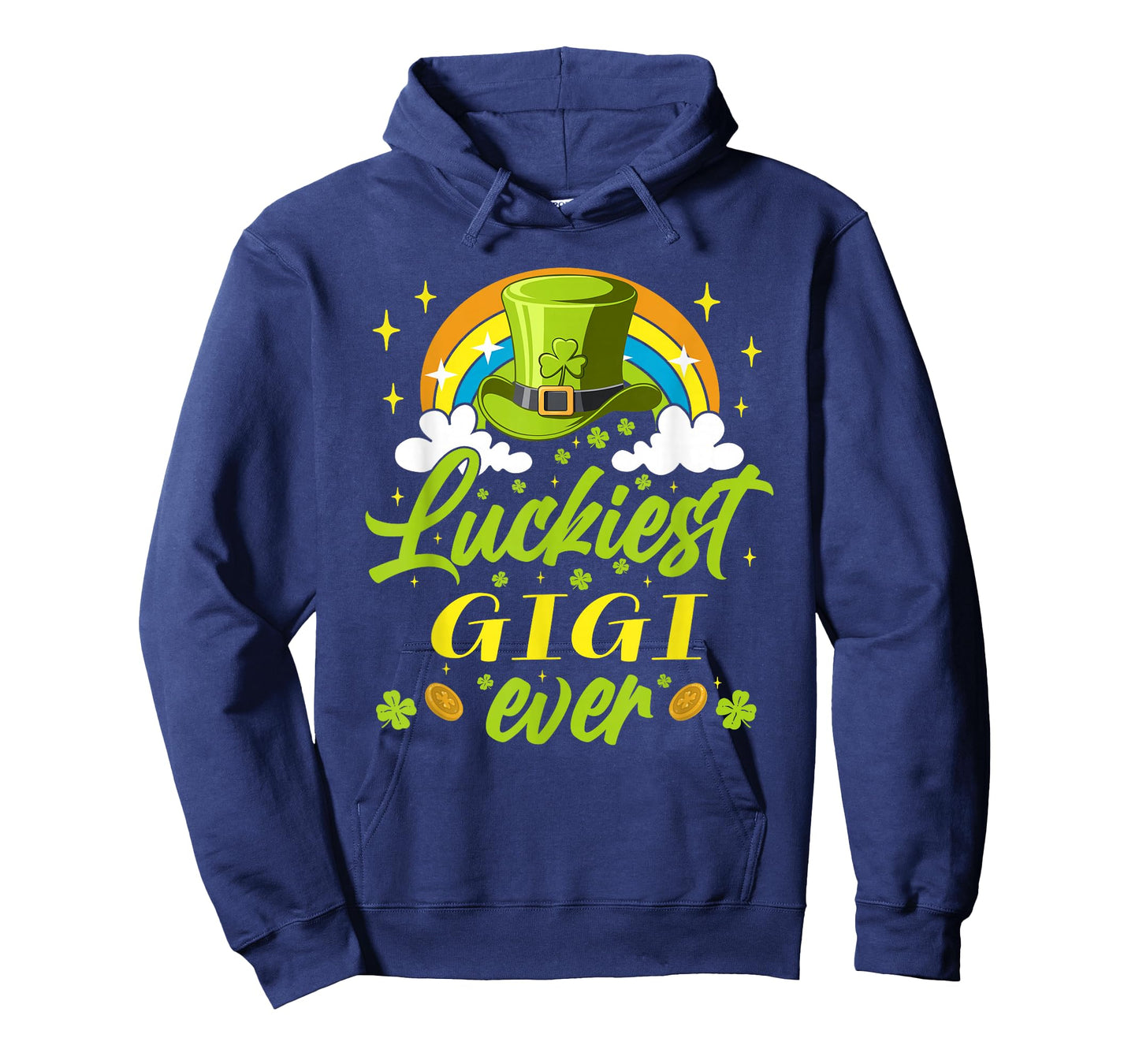 Luckiest Gigi Ever Shamrocks Lucky St Patrick's Day T-Shirt