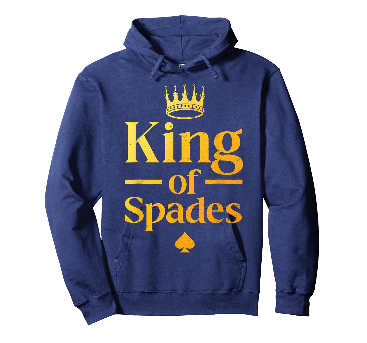 Cool King of Spades Art for Men Dad Card Game Spades Player T-Shirt