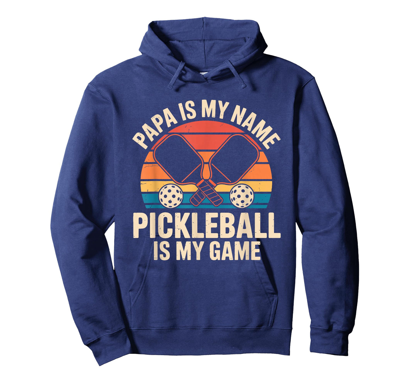Papa is My Name Pickleball is My Game Funny Dad Grandpa T-Shirt