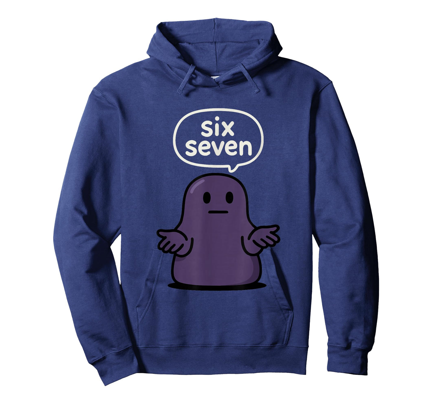 67 Six Seven 6-7 Midnight Blob Slime - Kid Brainrot Meme T-Shirt