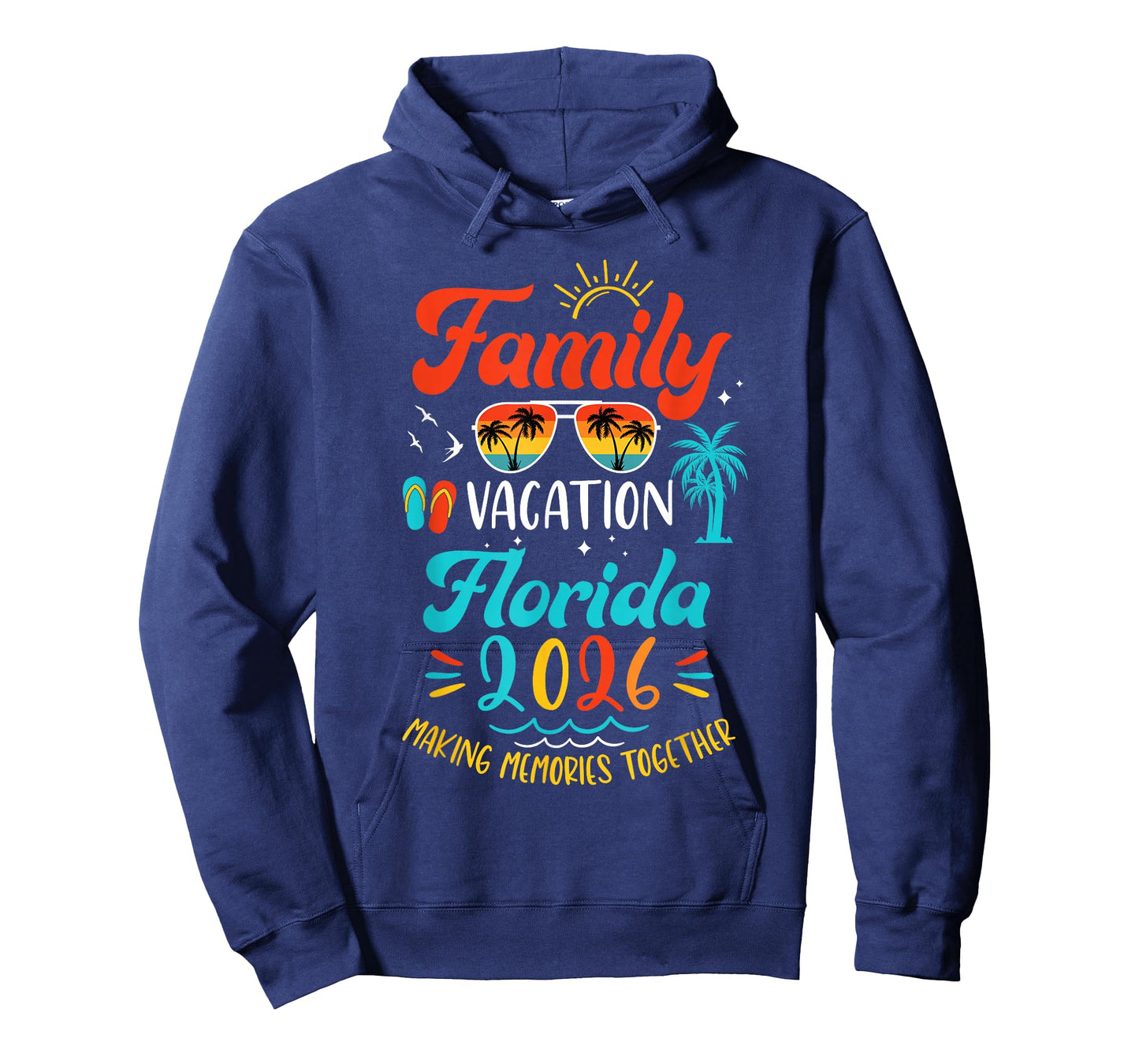 Family Vacation 2026 Florida Matching Summer Vacation T-Shirt