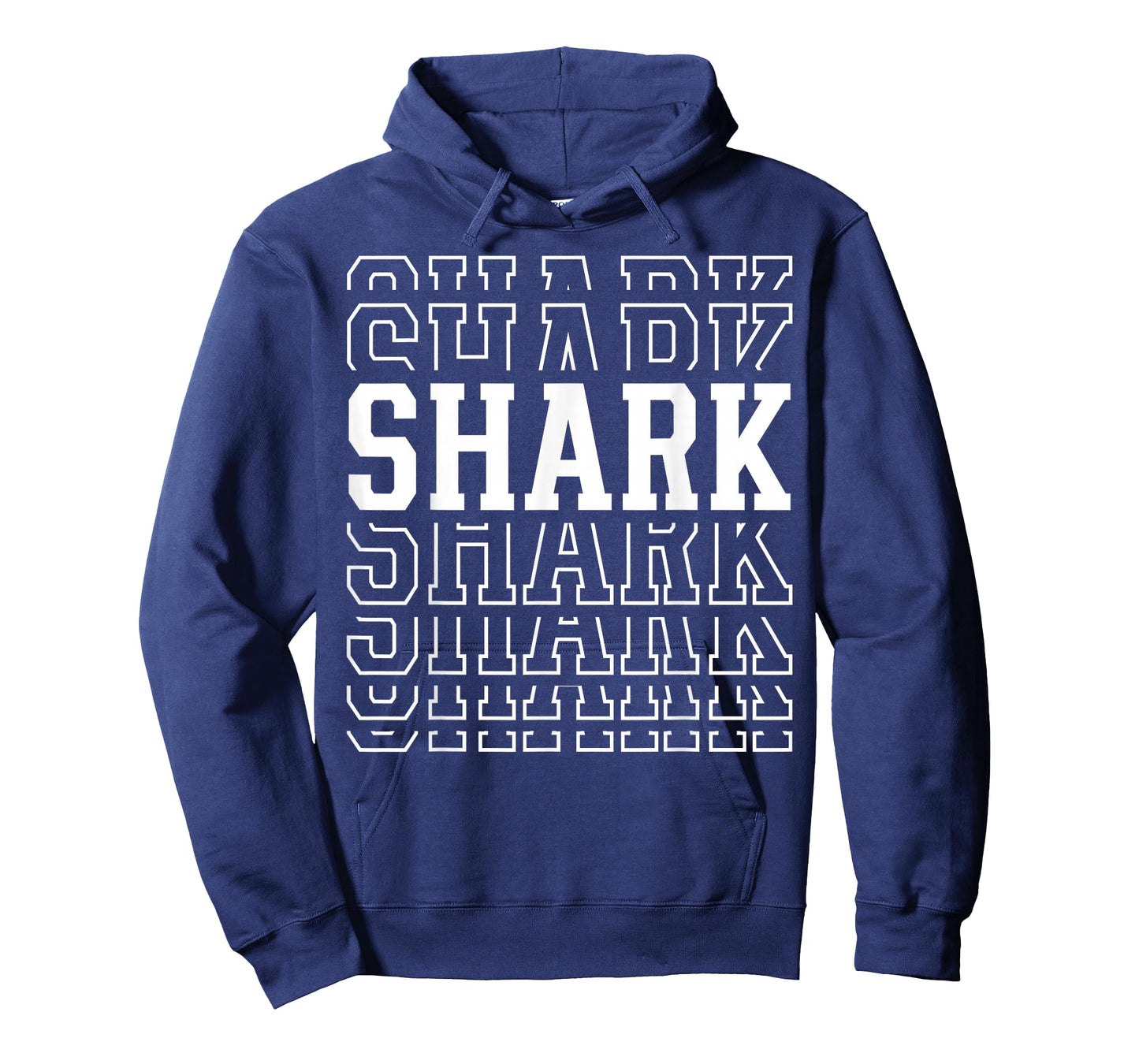Shark Layered Text Costume Animal Lover T-Shirt