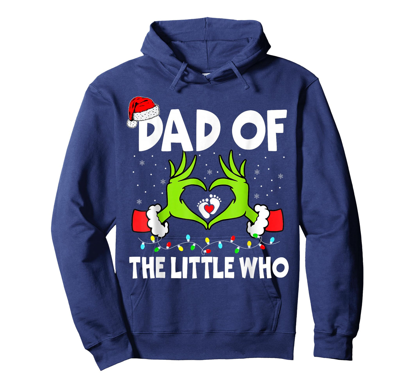 Dad of The Little Who Funny Christmas Pregnancy Announcement T-Shirt