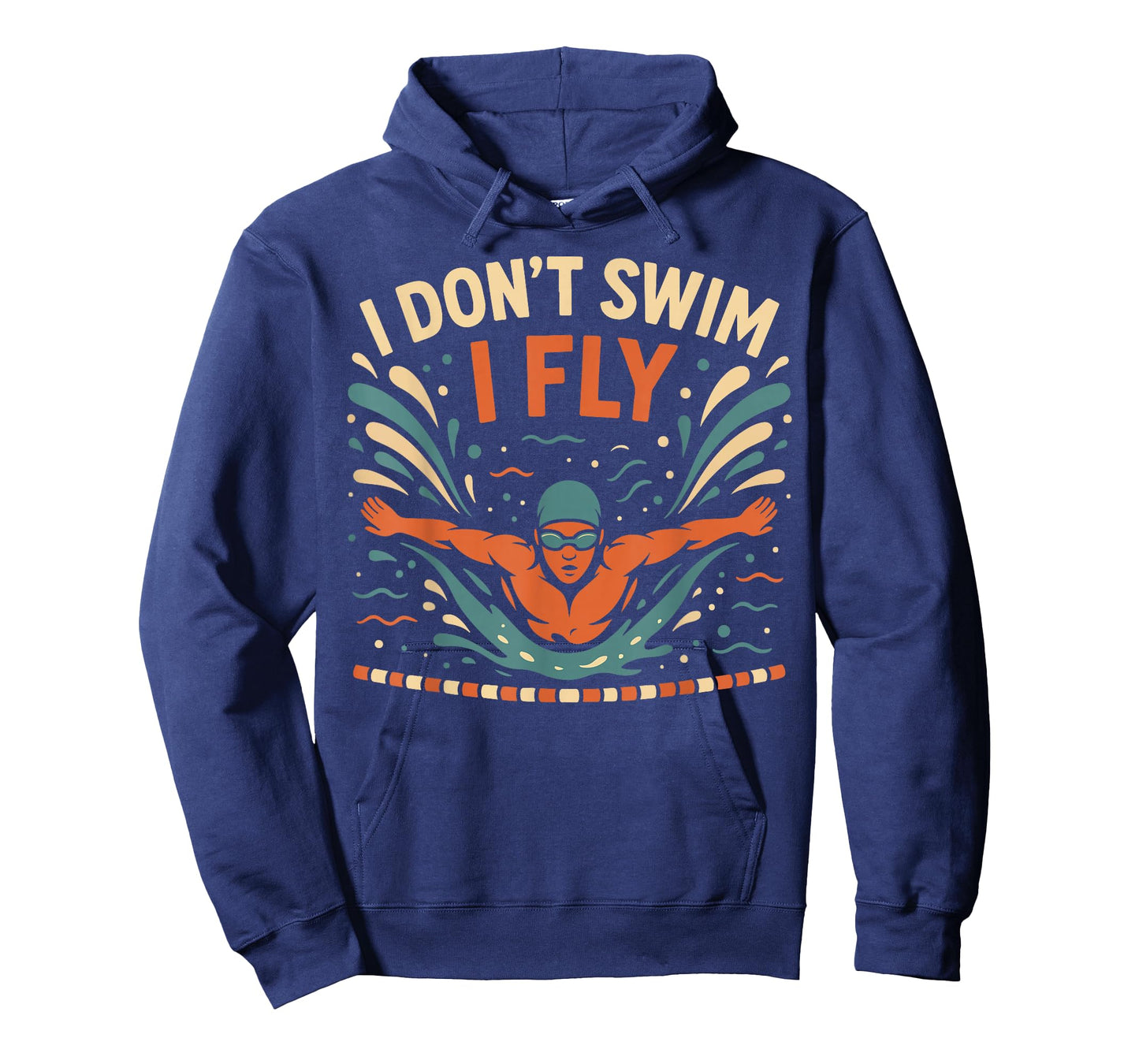 Swimming Butterfly Swimming I Don't Swim I Fly T-Shirt