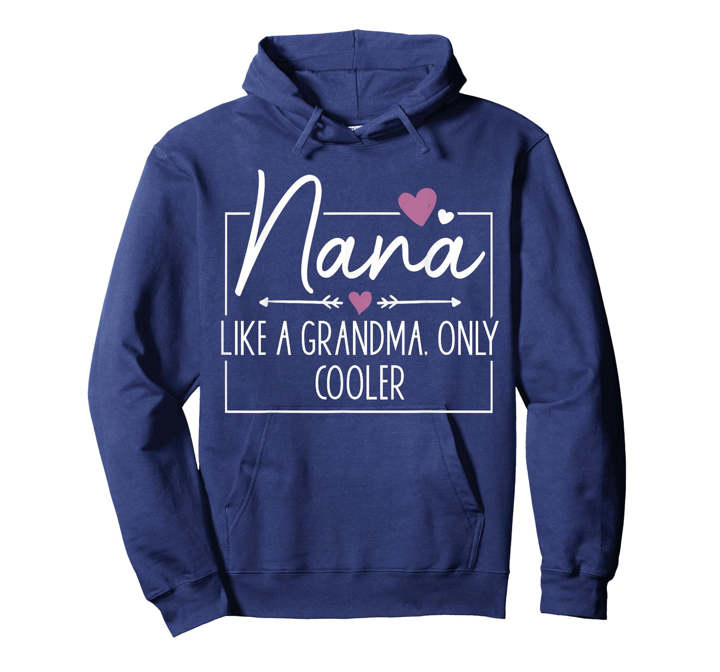 Nana Like A Grandma Only Cooler Heart Mother's Day Nana T-Shirt