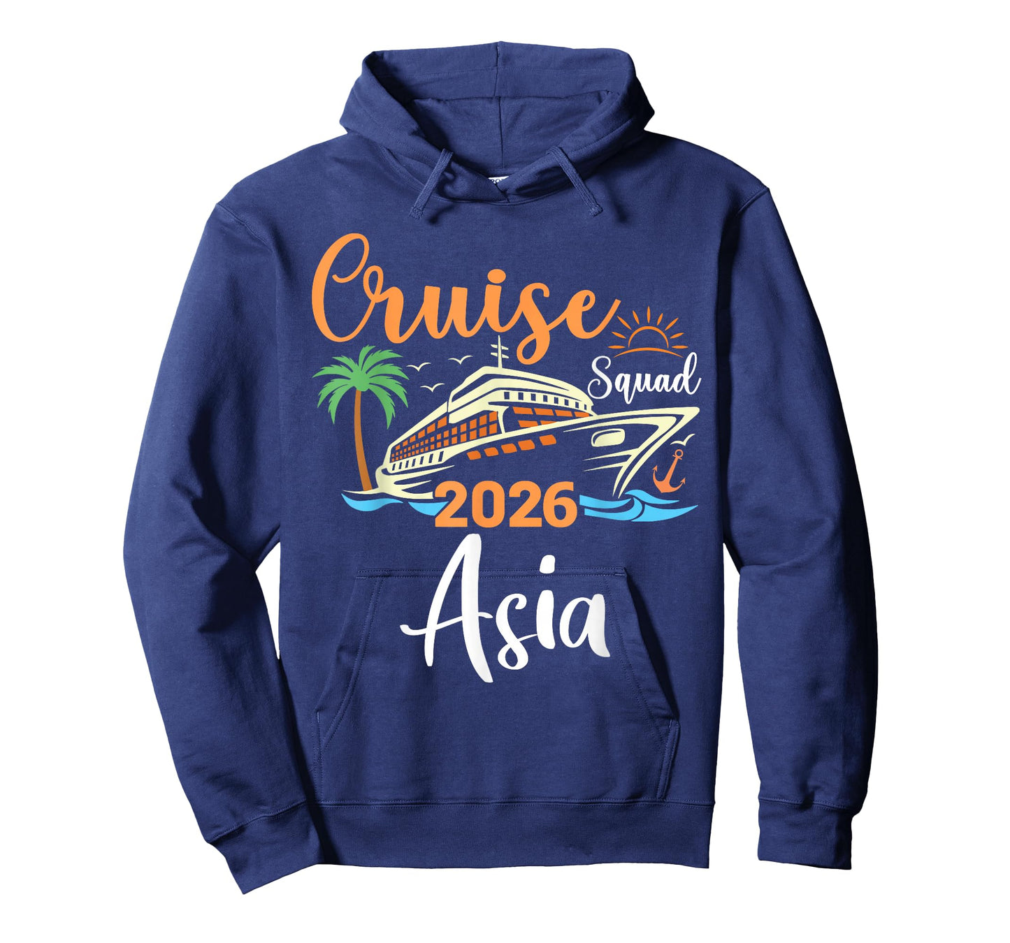 Asia Cruise Squad 2026 Family Holiday Matching T-Shirt