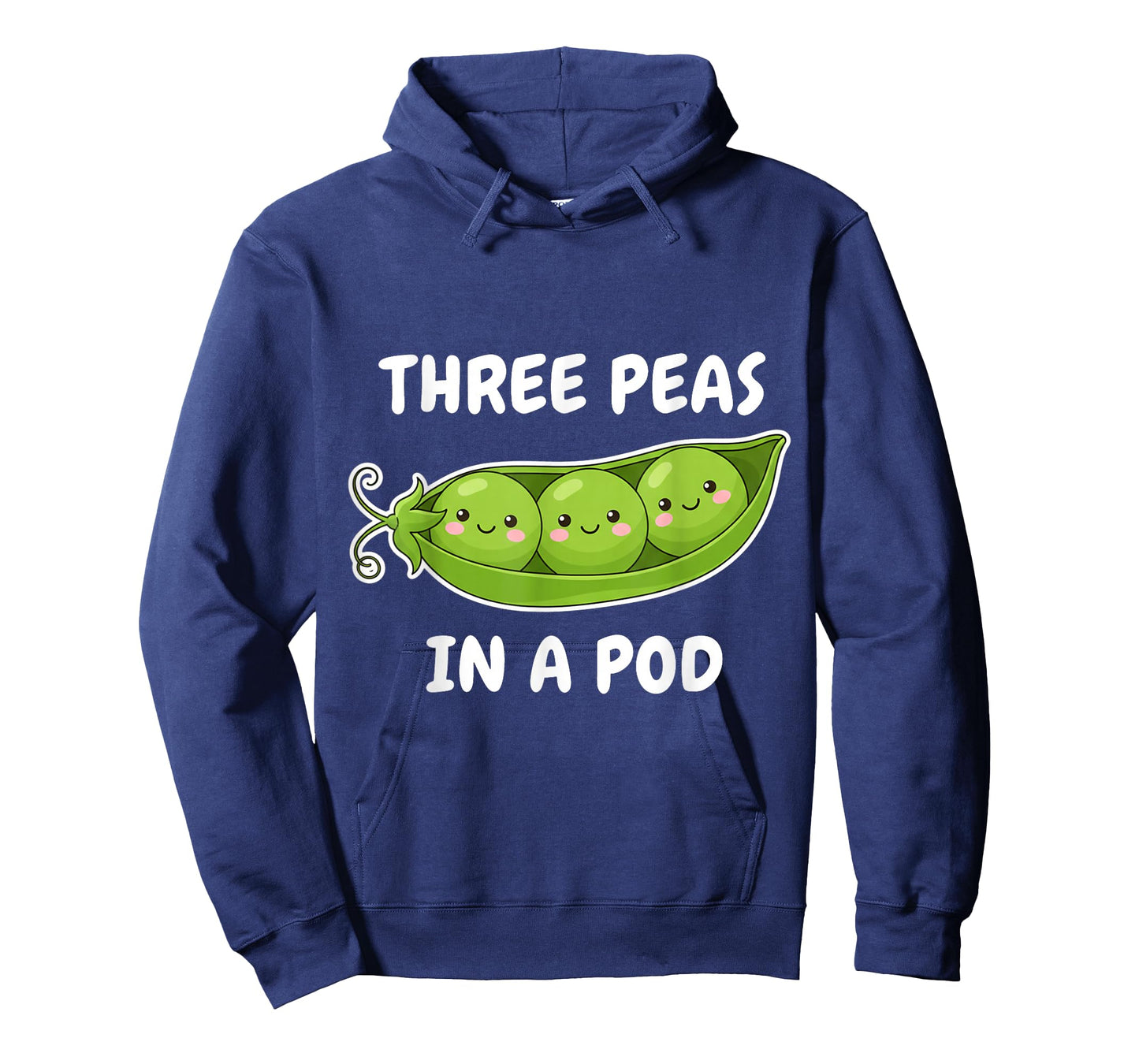Three Peas in a Pod Cute Kawaii Funny T-Shirt