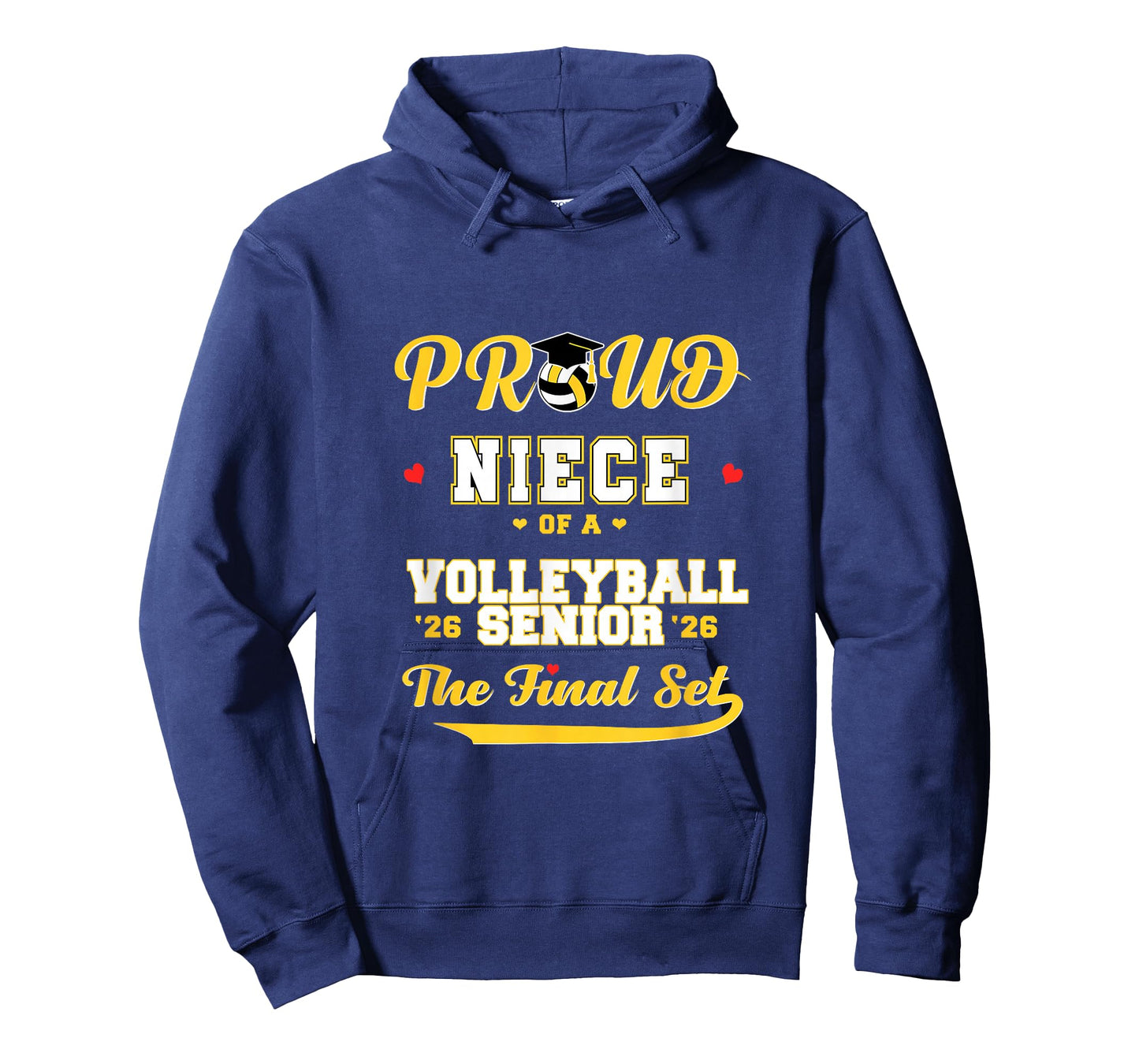 Cool Family '26 Graduation Volleyball Player Niece T-Shirt